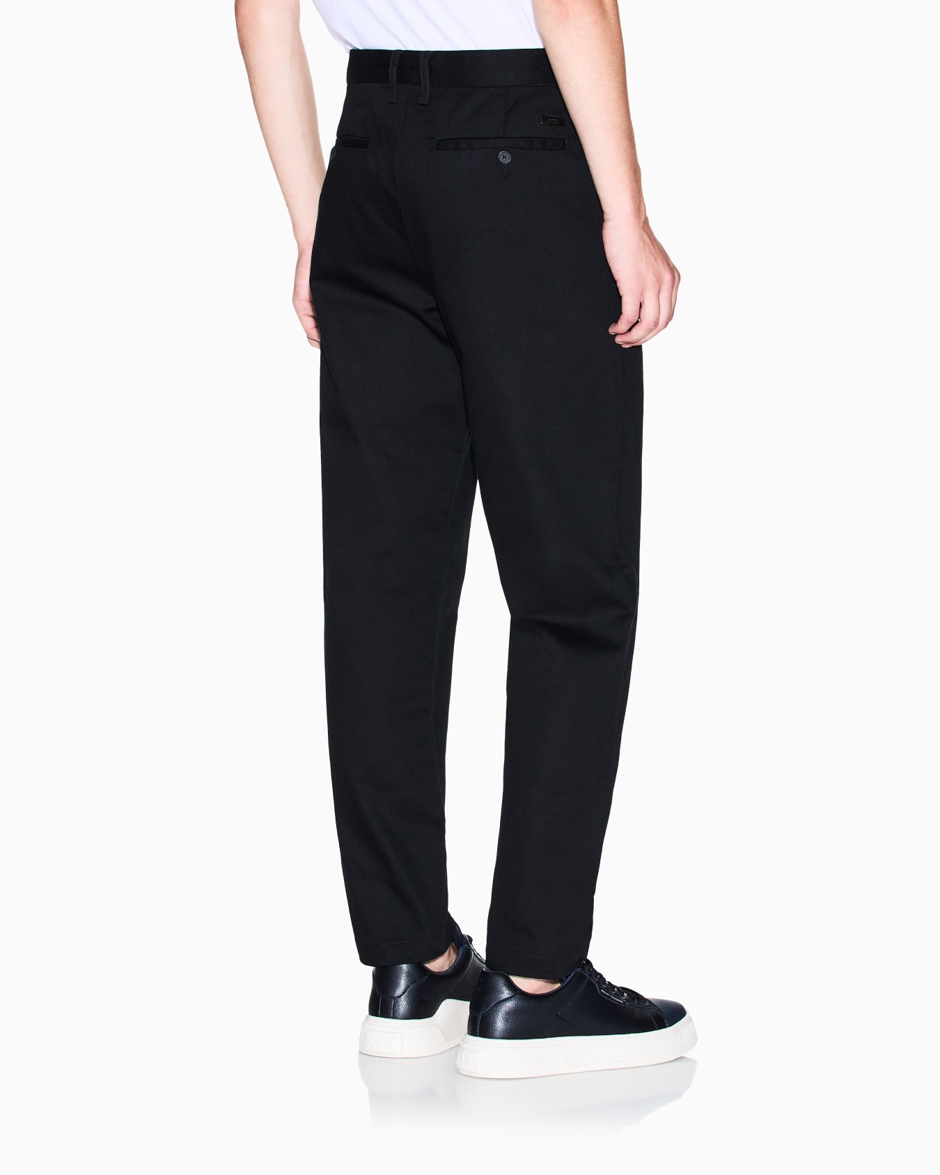 Pantalon chino en sergé de coton Diapositive 3