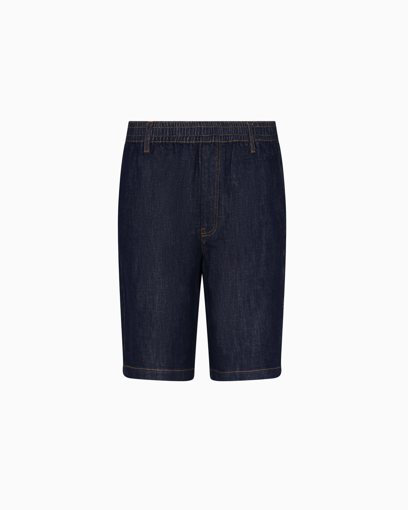 Stretch denim Bermuda shorts Slide 0