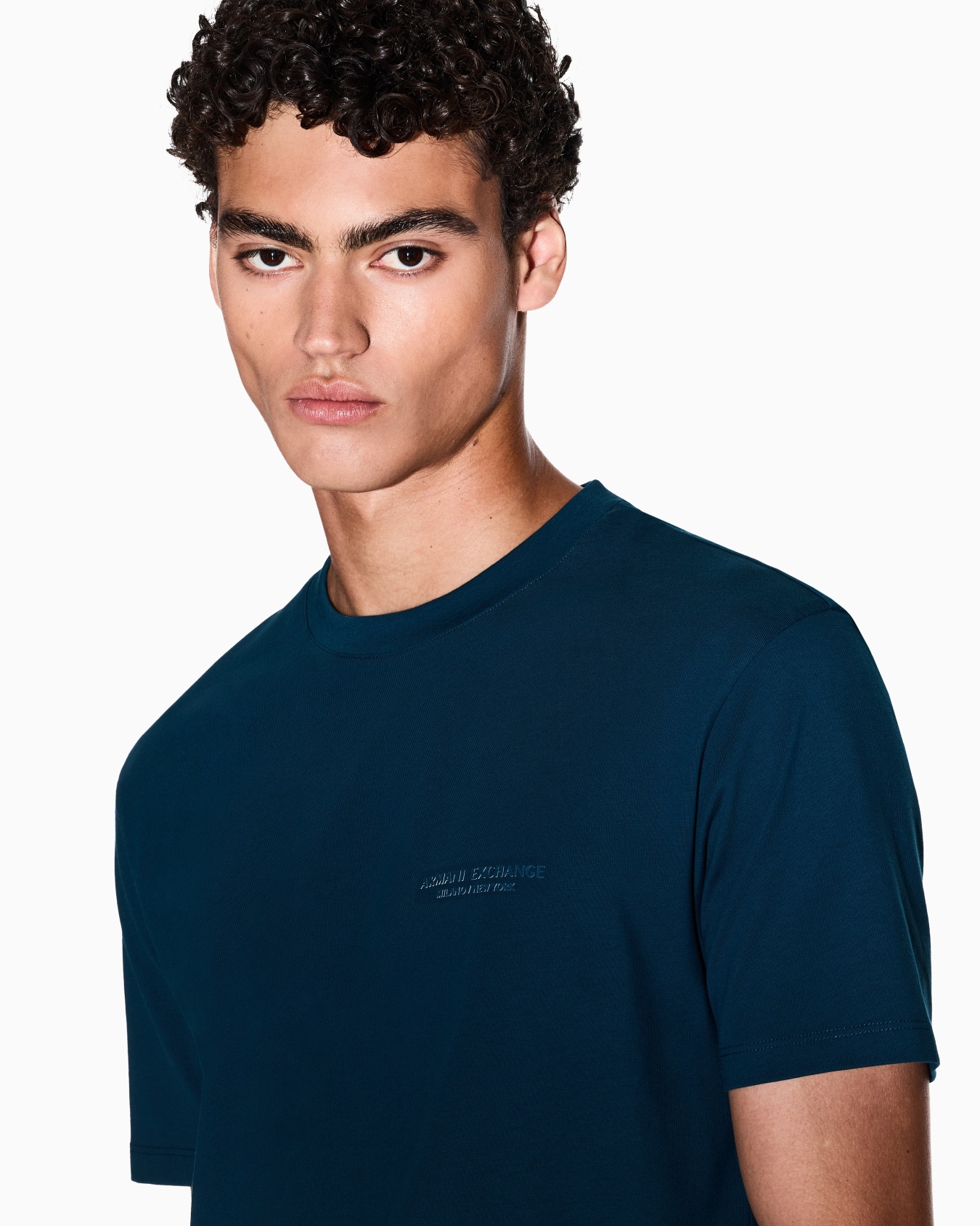 T-shirt regular fit con logo Slide 4