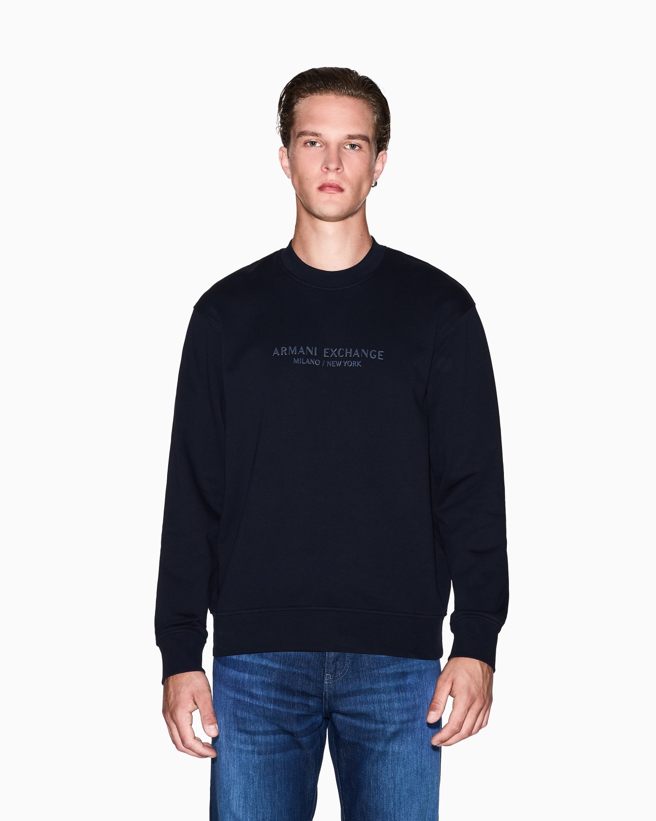Sweatshirt mit Rundhalsausschnitt und farblich abgestimmtem Logo Folie 3