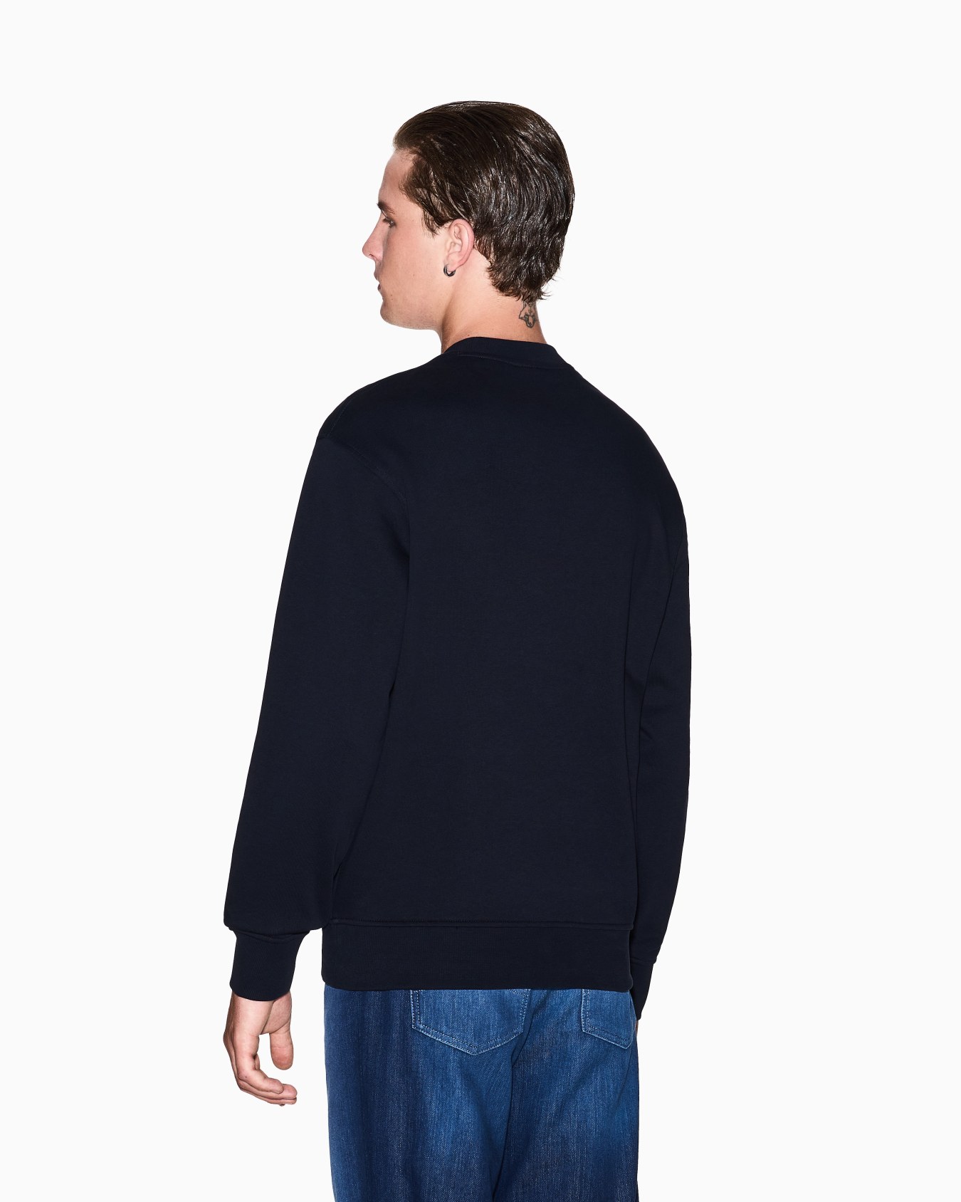 Sweatshirt mit Rundhalsausschnitt und farblich abgestimmtem Logo Folie 2