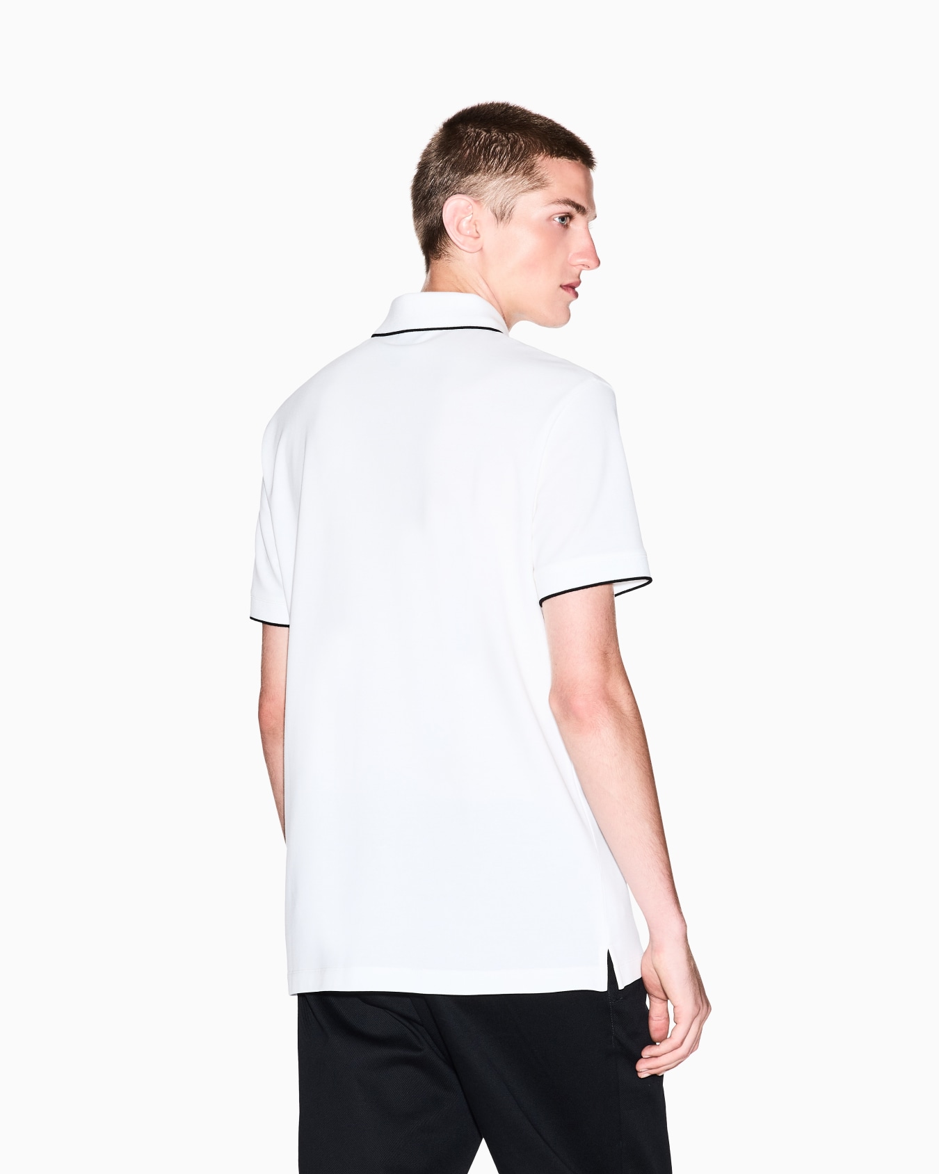 Regular fit polo with logo Slide 2