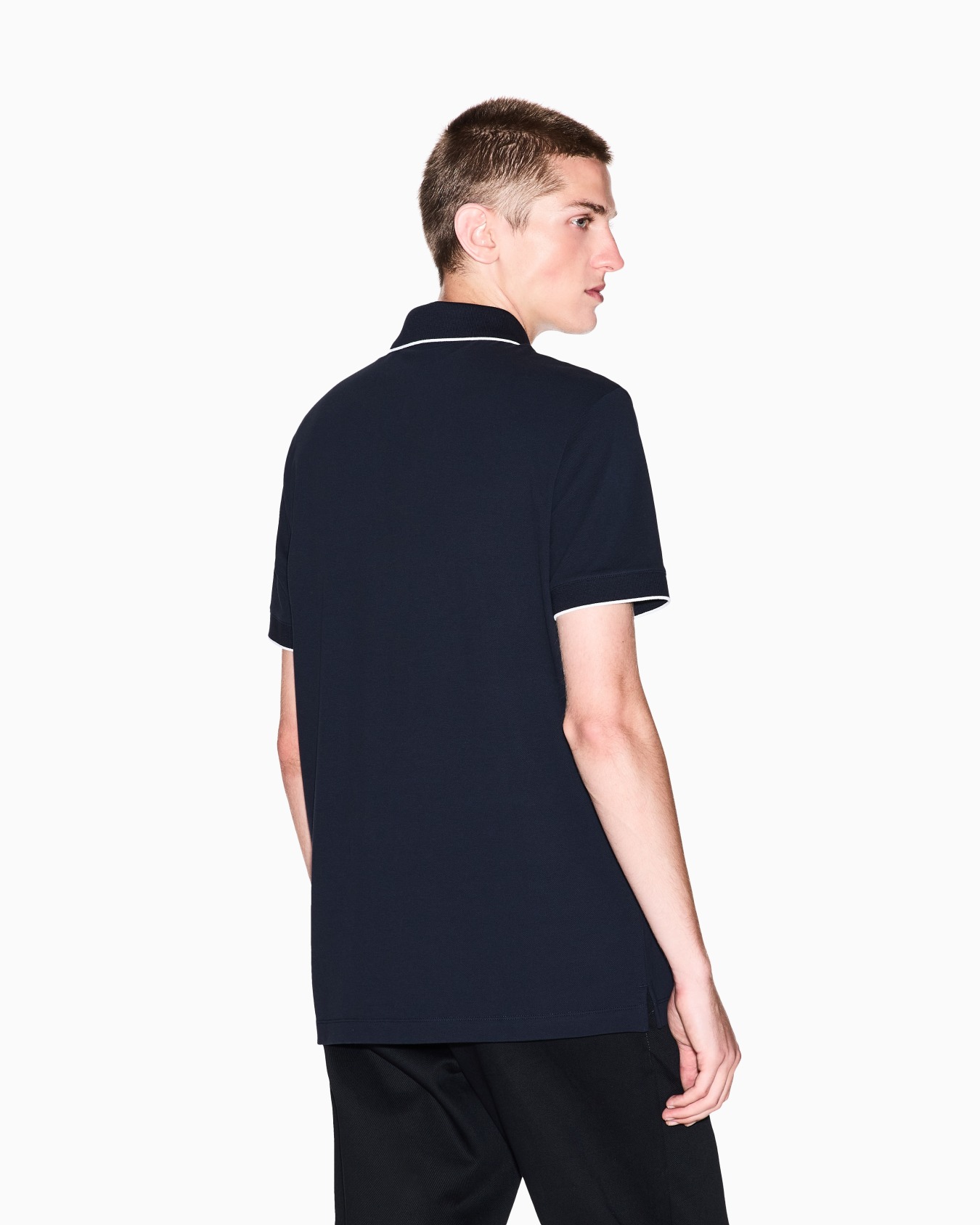Regular fit polo with logo Slide 2