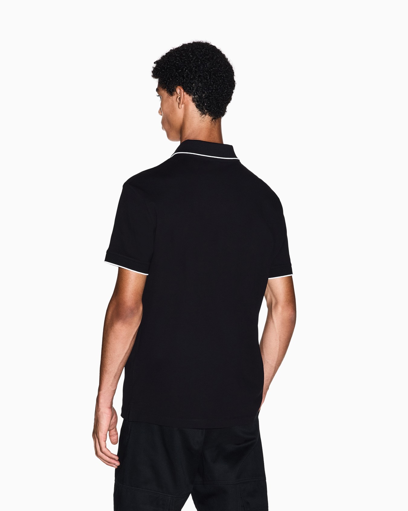 Regular fit polo with logo Slide 2