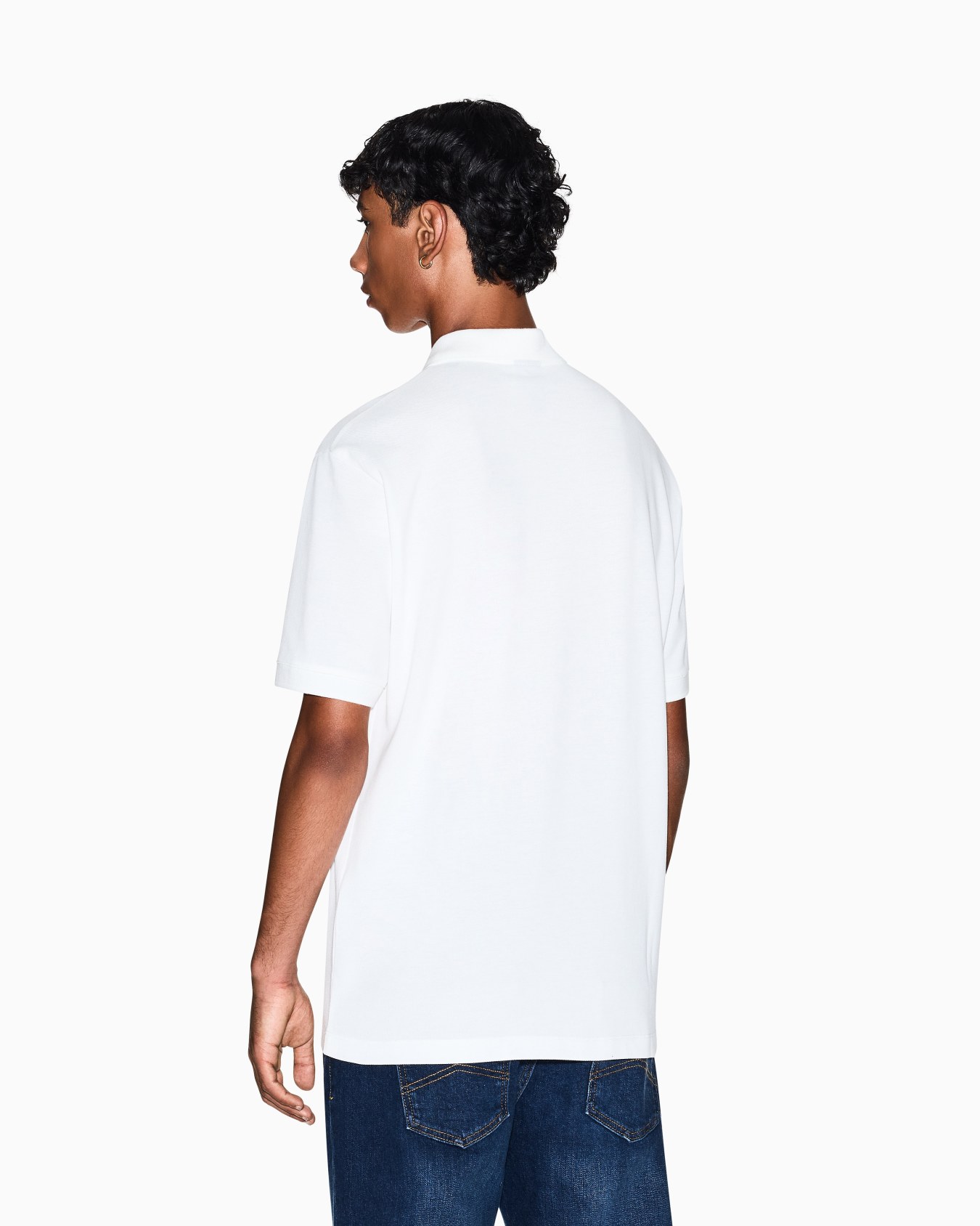 Polo regular fit logo tono su tono Slide 2