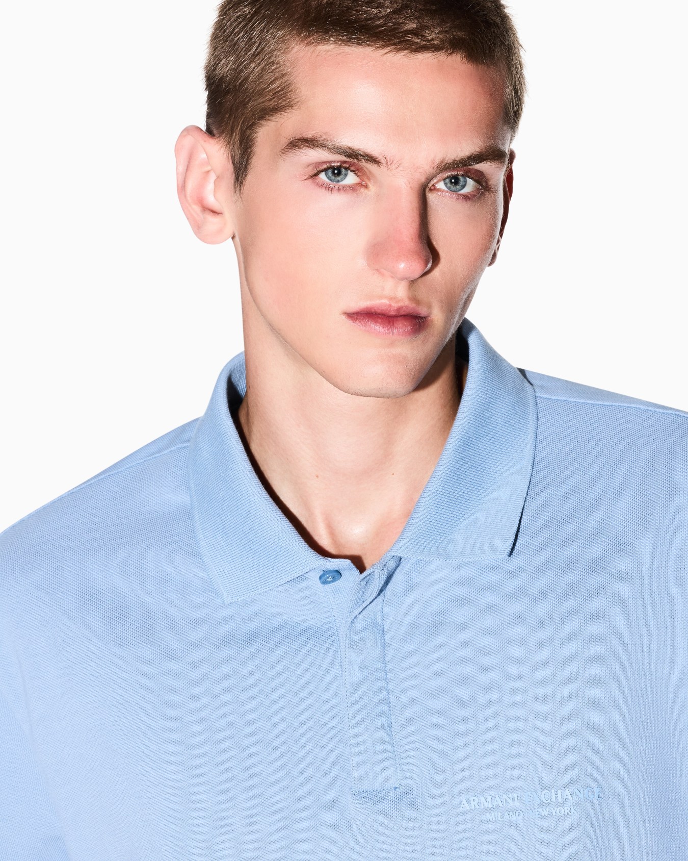 Regular fit polo shirt with tone-on-tone logo Slide 4