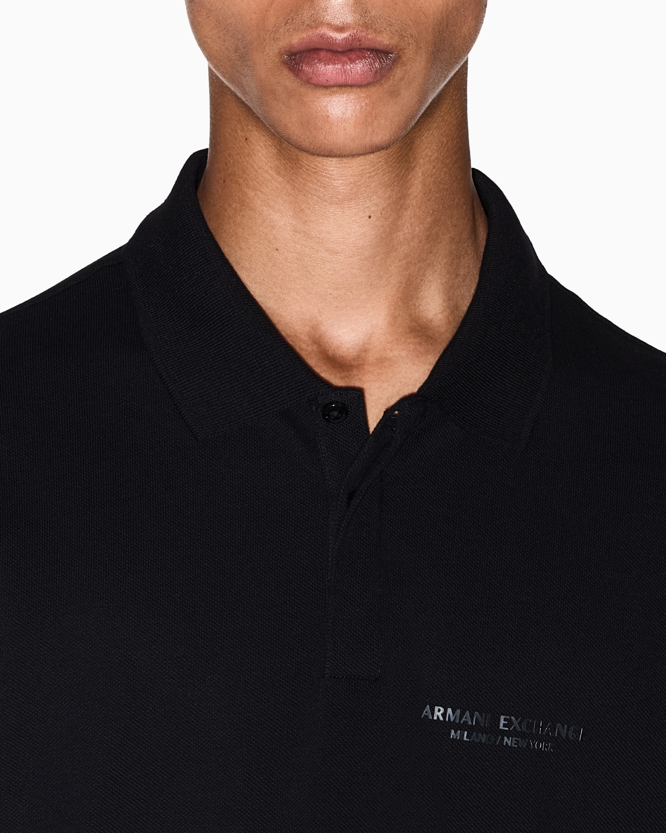 Regular fit polo shirt with tone-on-tone logo Slide 4