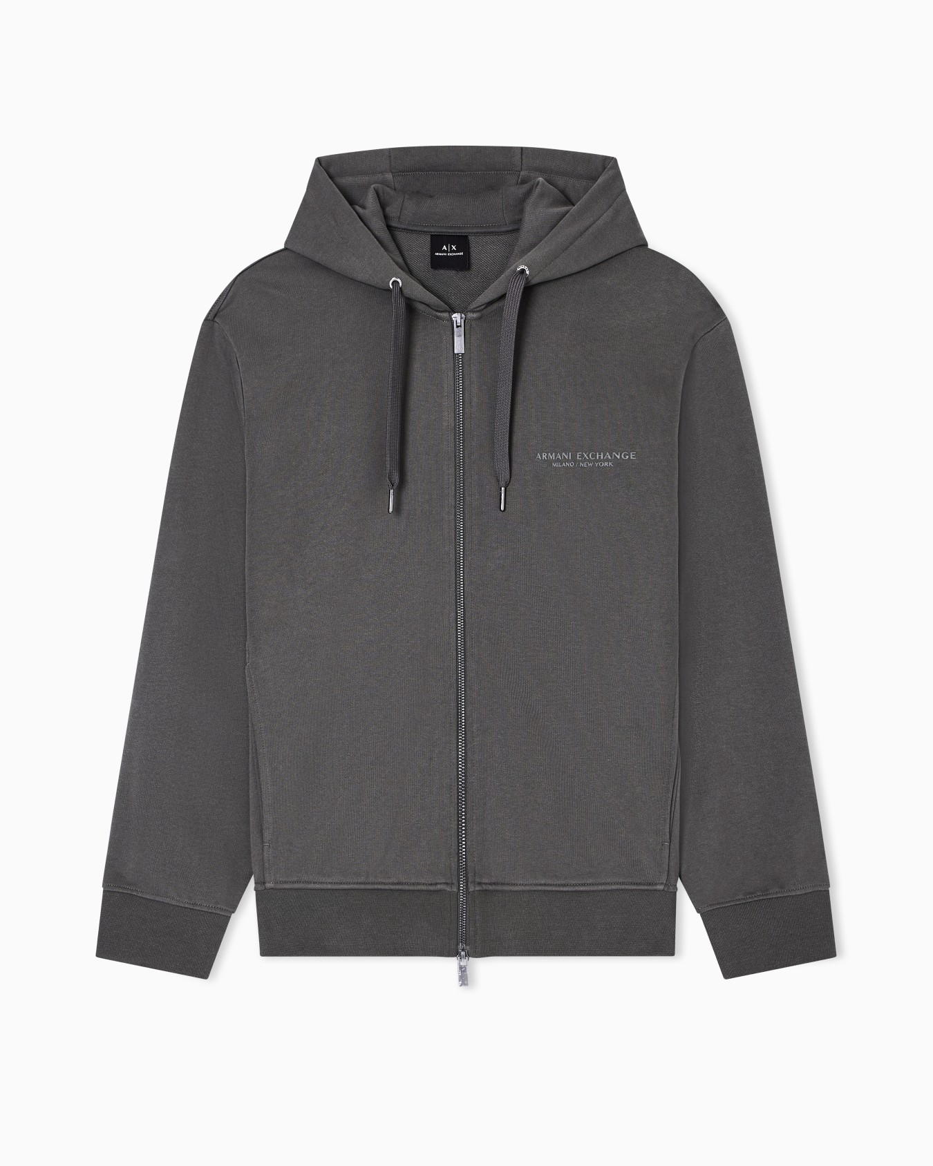 Basic zip-up hoodie Slide 0