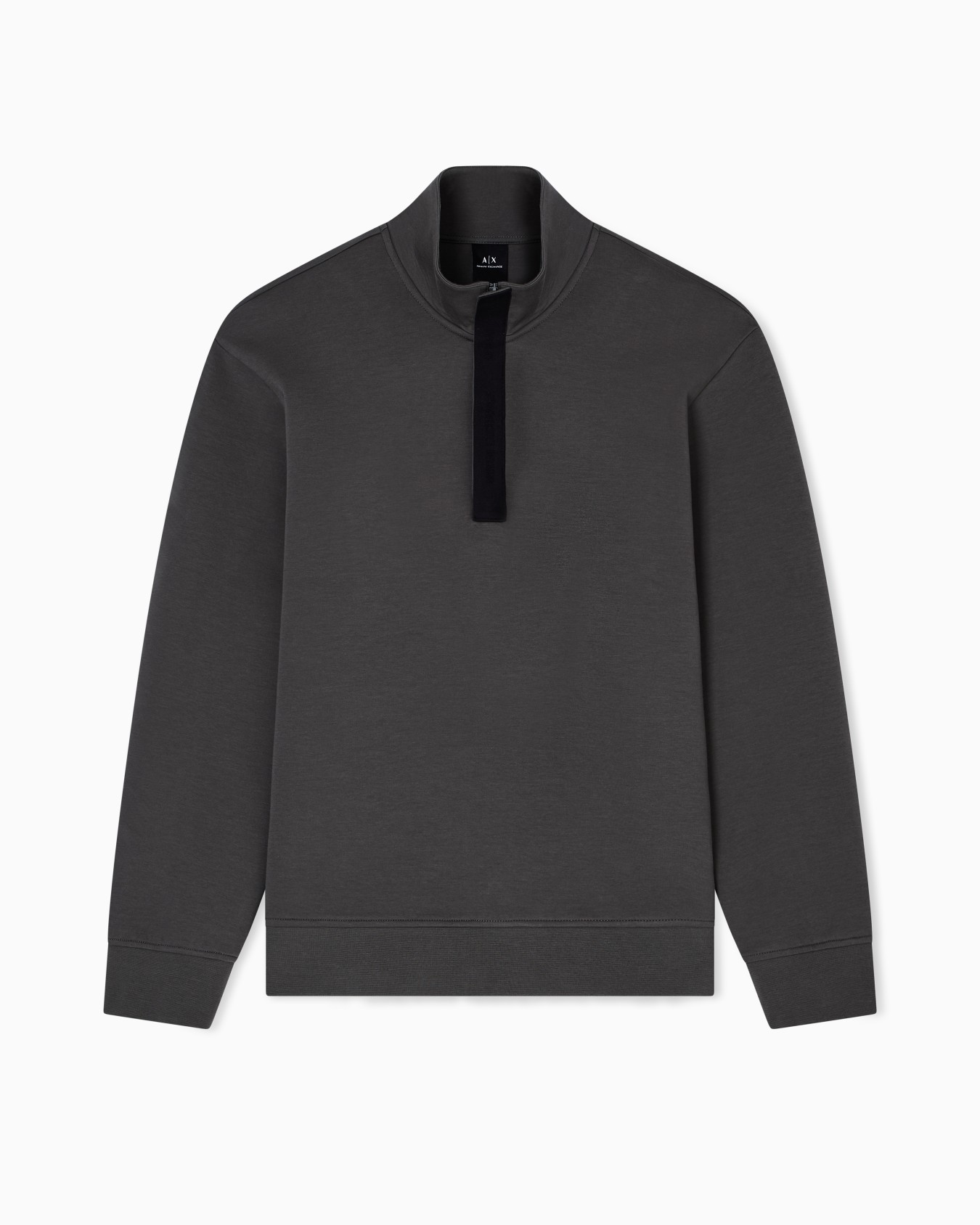 Sweatshirt with high neck and buttons Slide 0
