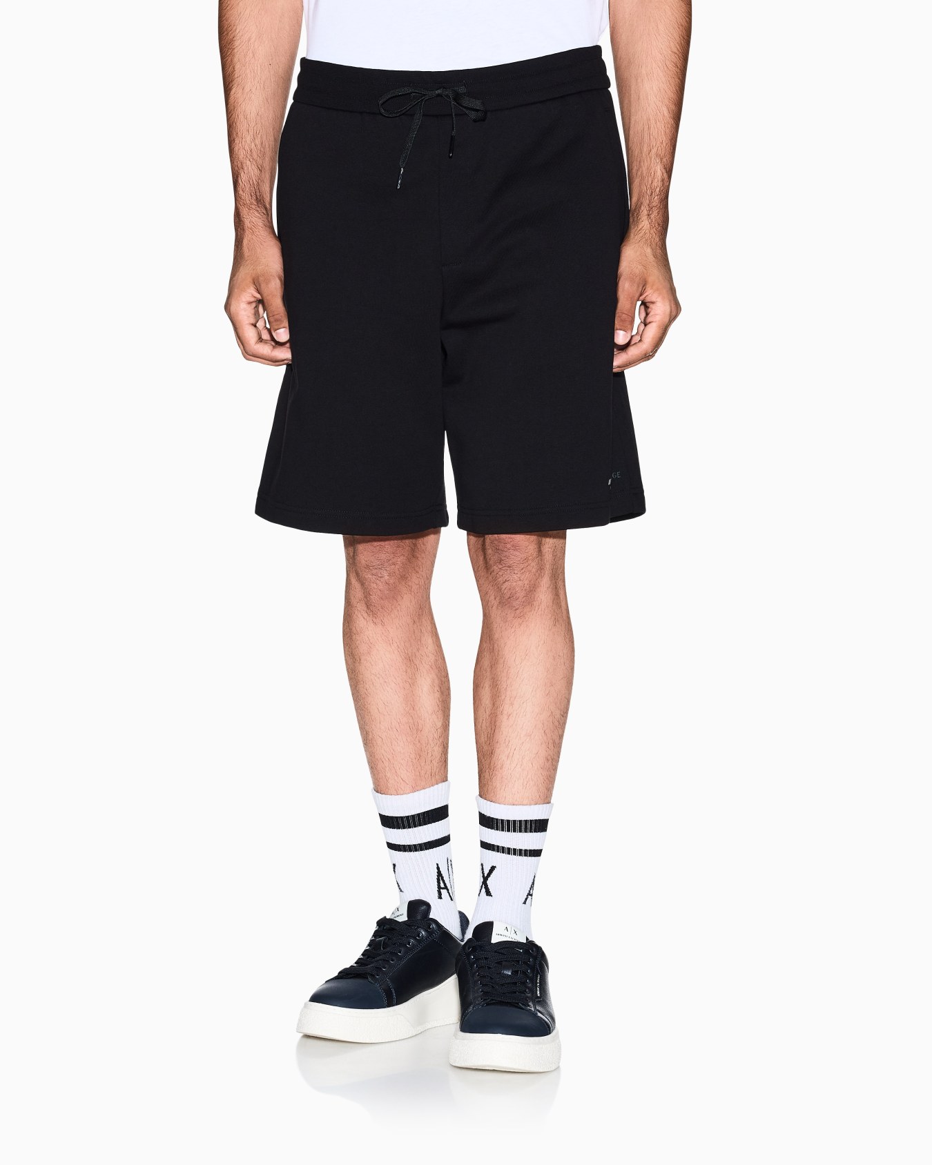 AXロゴ スウェットハーフパンツ スライドする 3