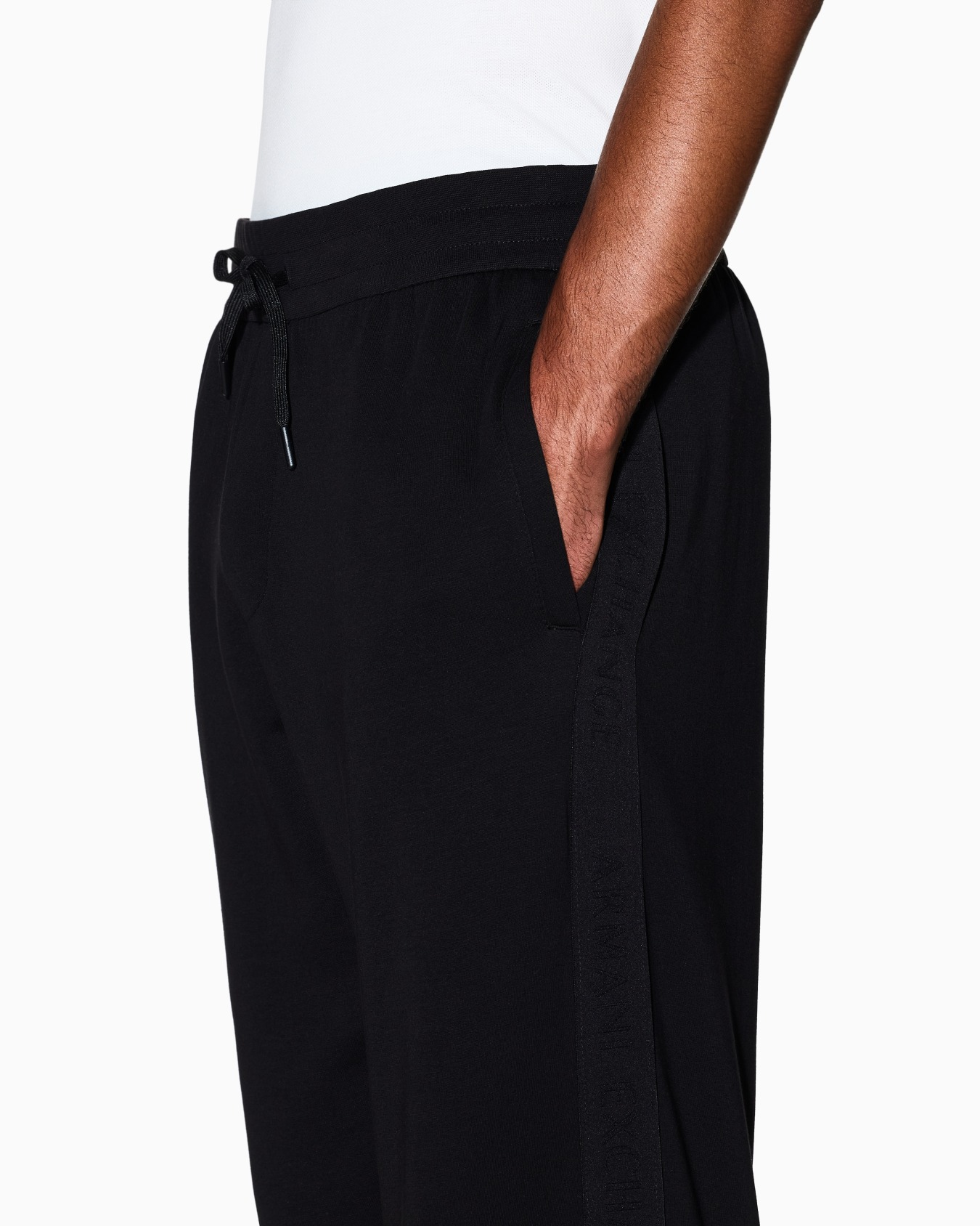 Pantalon de jogging à rayures avec logo Diapositive 4
