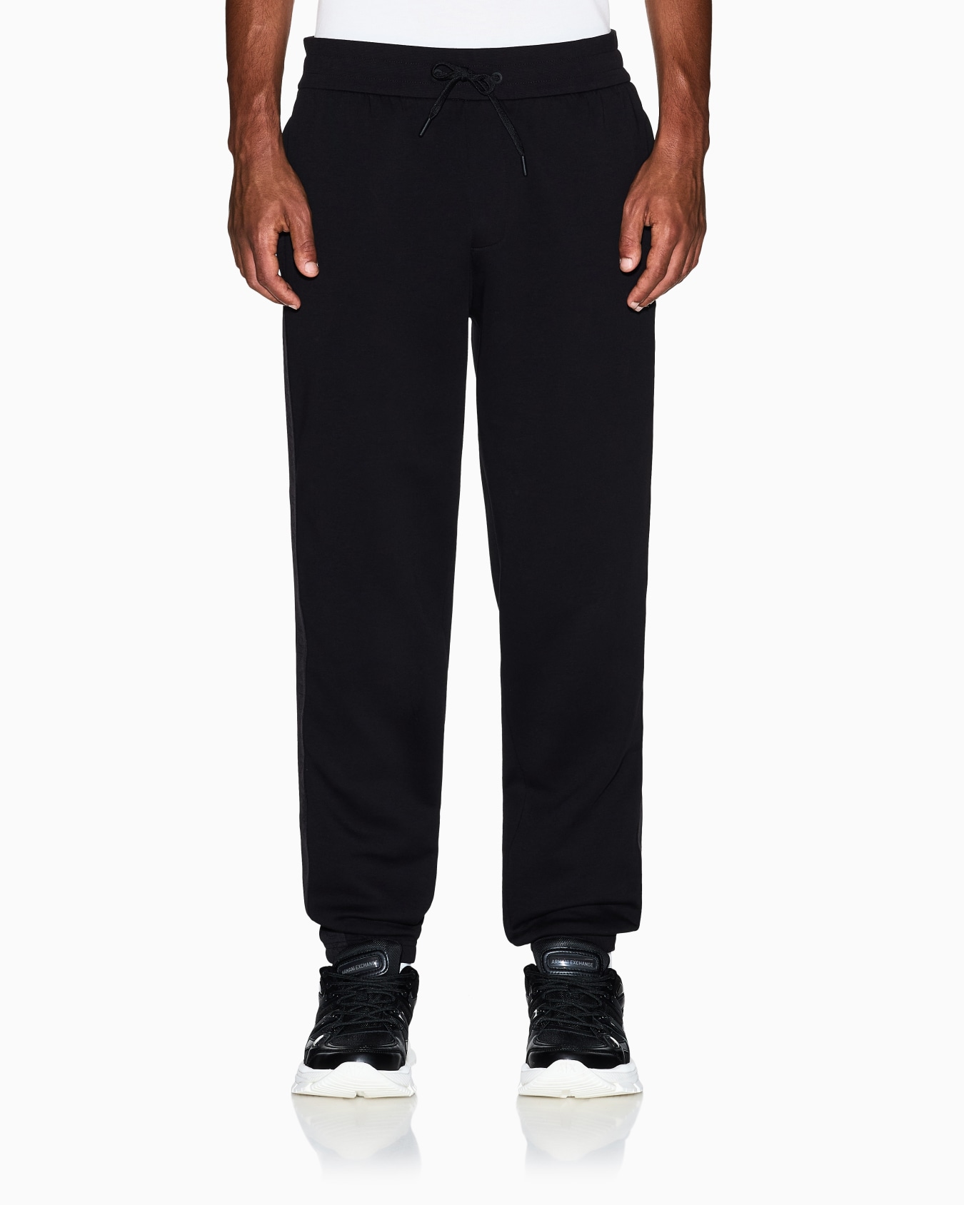 Pantalon de jogging à rayures avec logo Diapositive 3