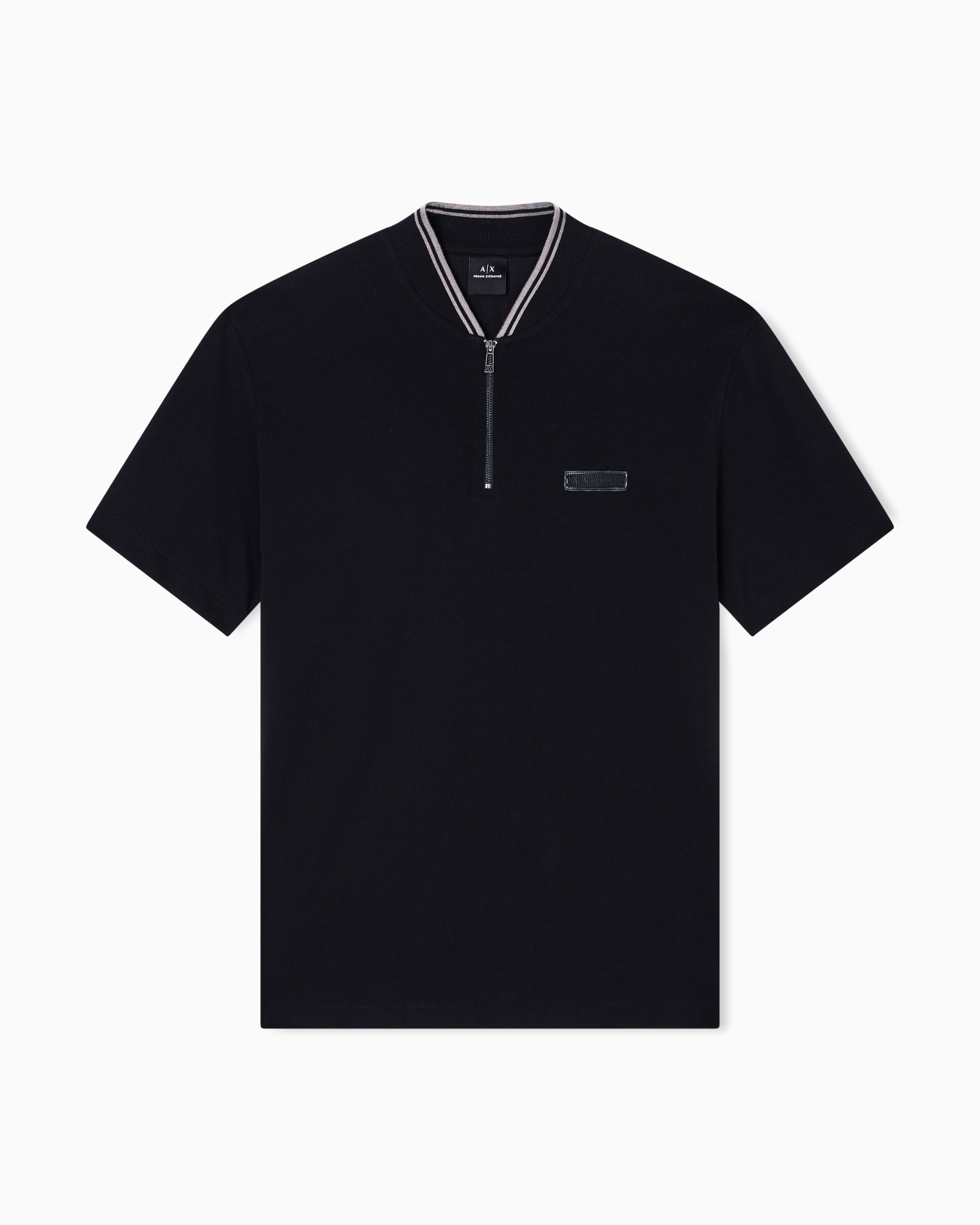 Piqué-Poloshirt mit Reißverschluss Folie 0