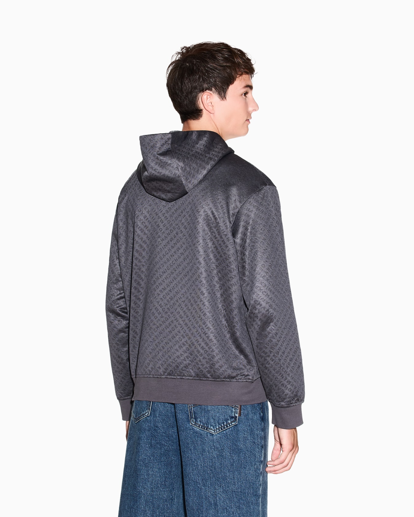 Sudadera con capucha de microtextura Diapositiva 2
