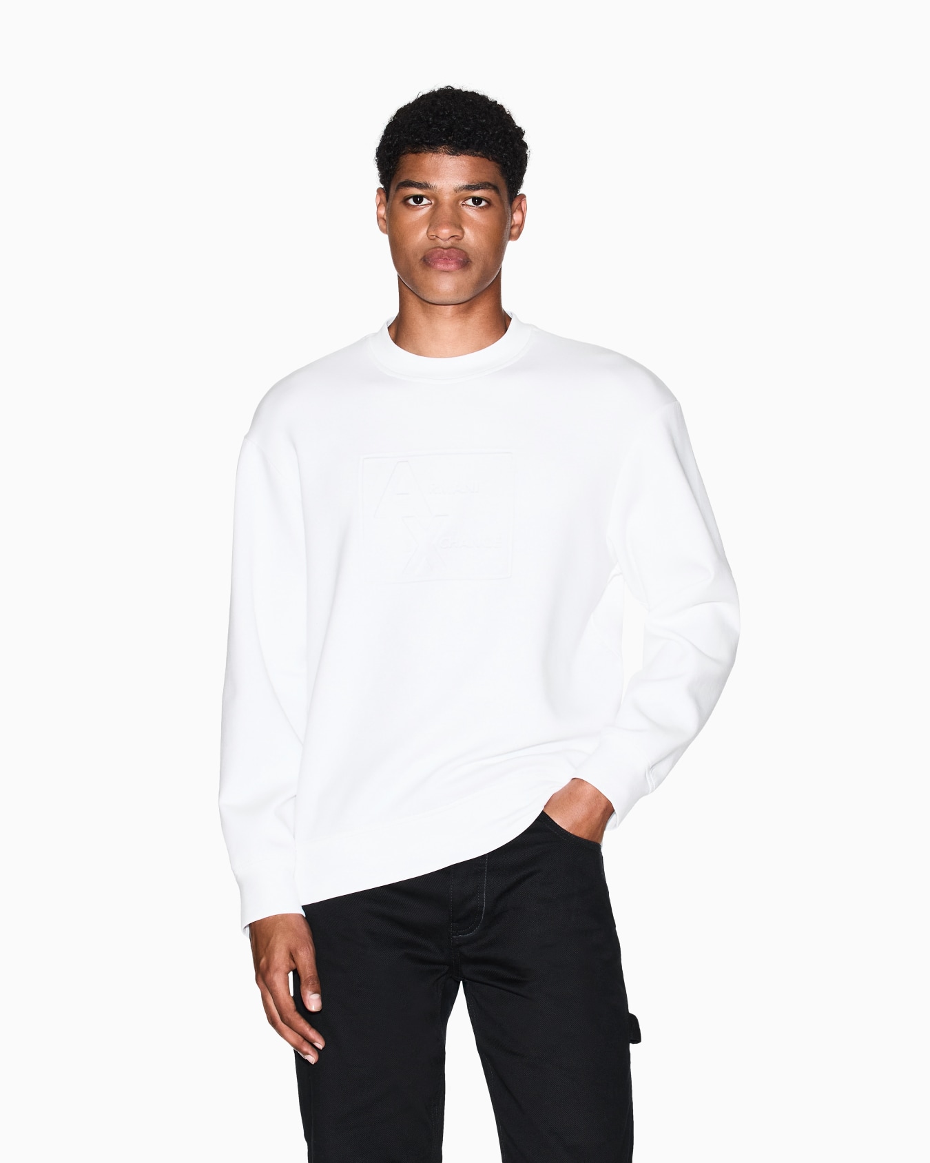 Sweatshirt with embossed logo Slide 3