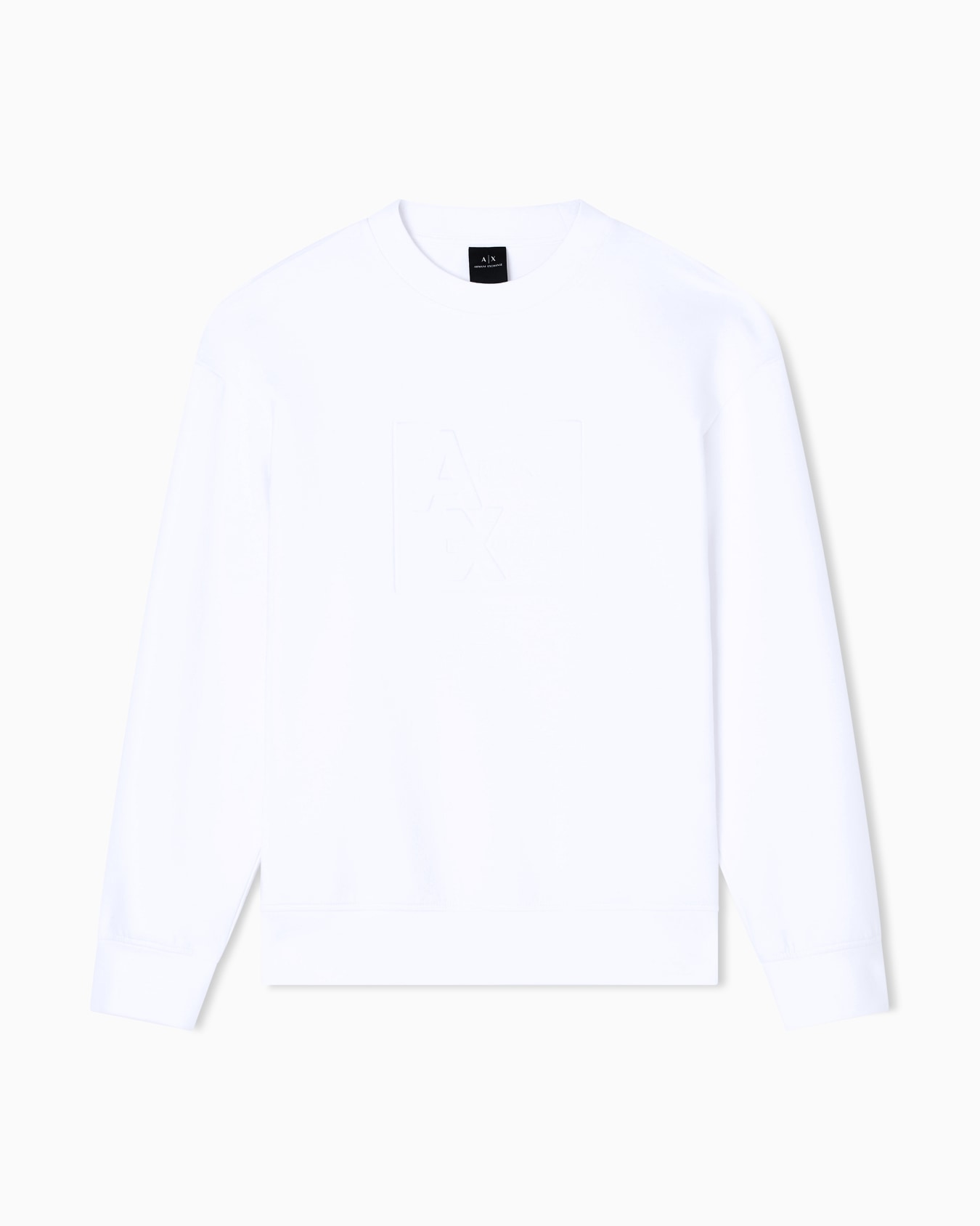 Sweatshirt with embossed logo Slide 0