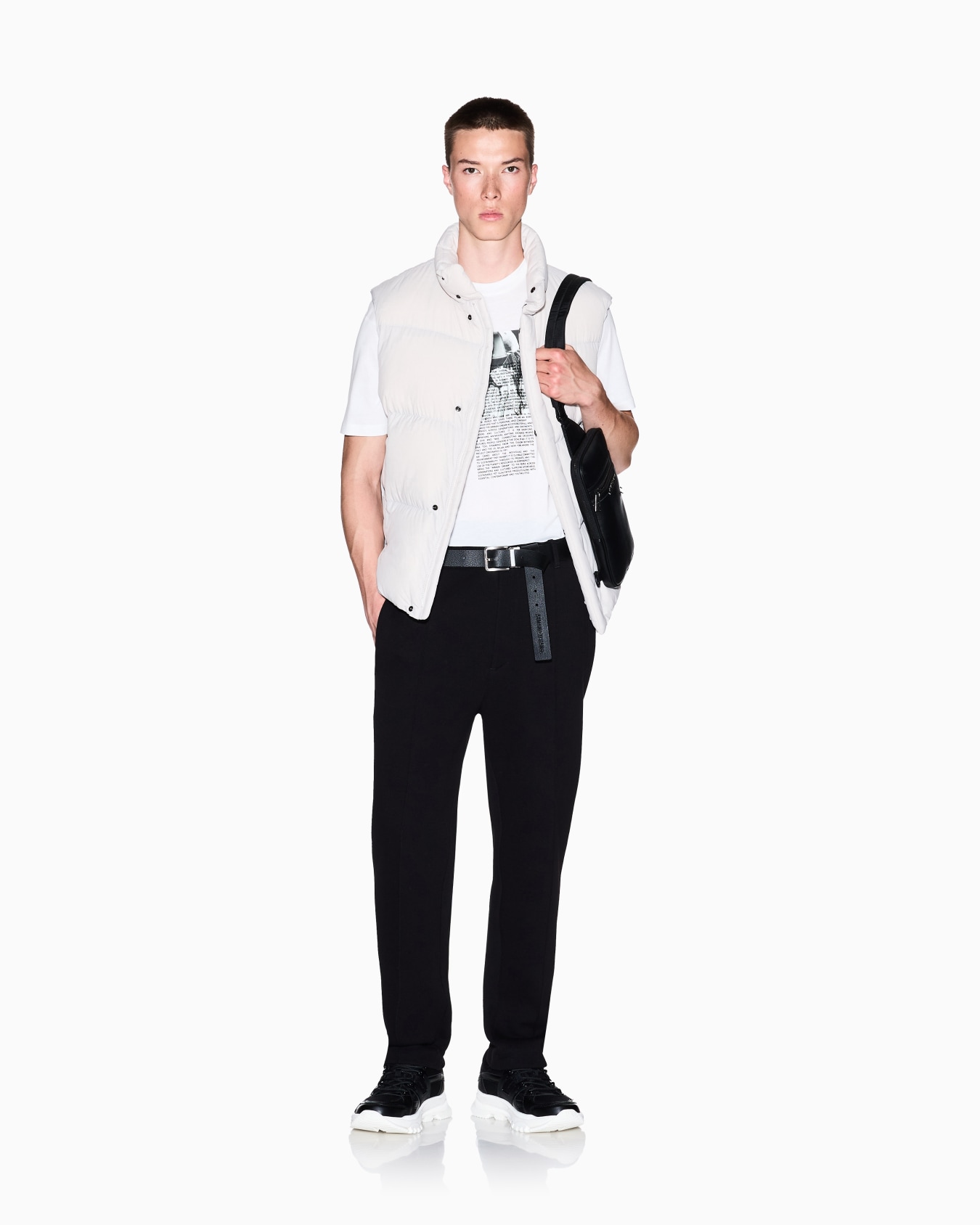Regular fit T-shirt with photographic print Slide 3