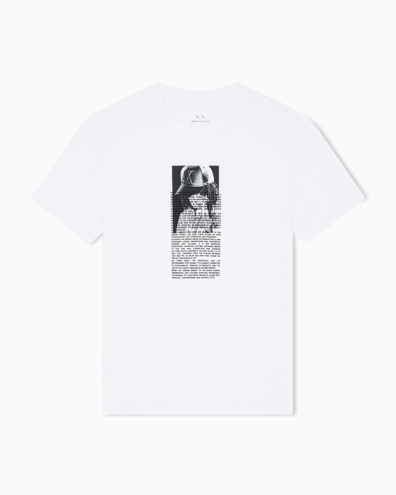 Regular fit T-shirt with photographic print Slide 0