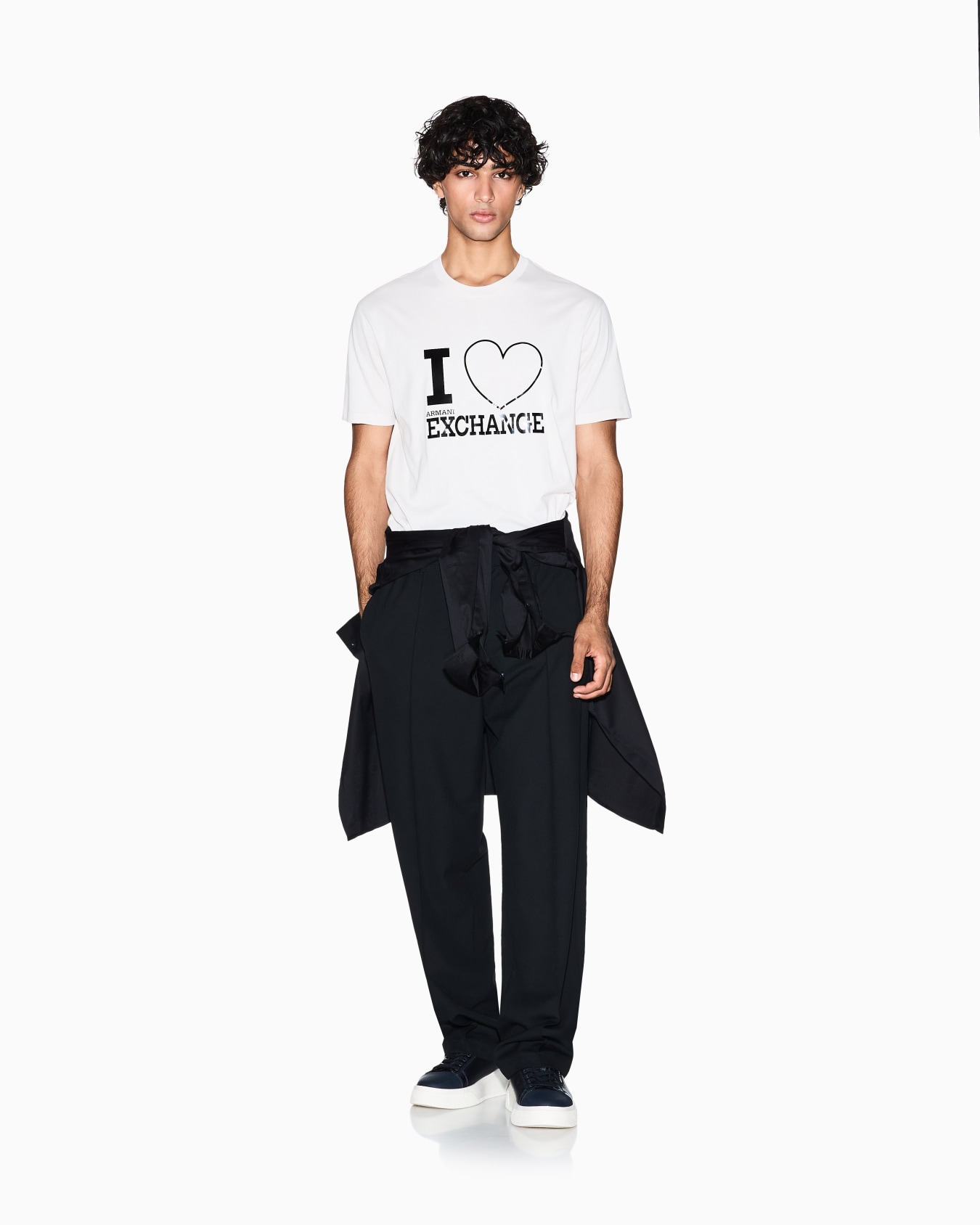 Regular T-shirt I love A|X Diapositiva 1
