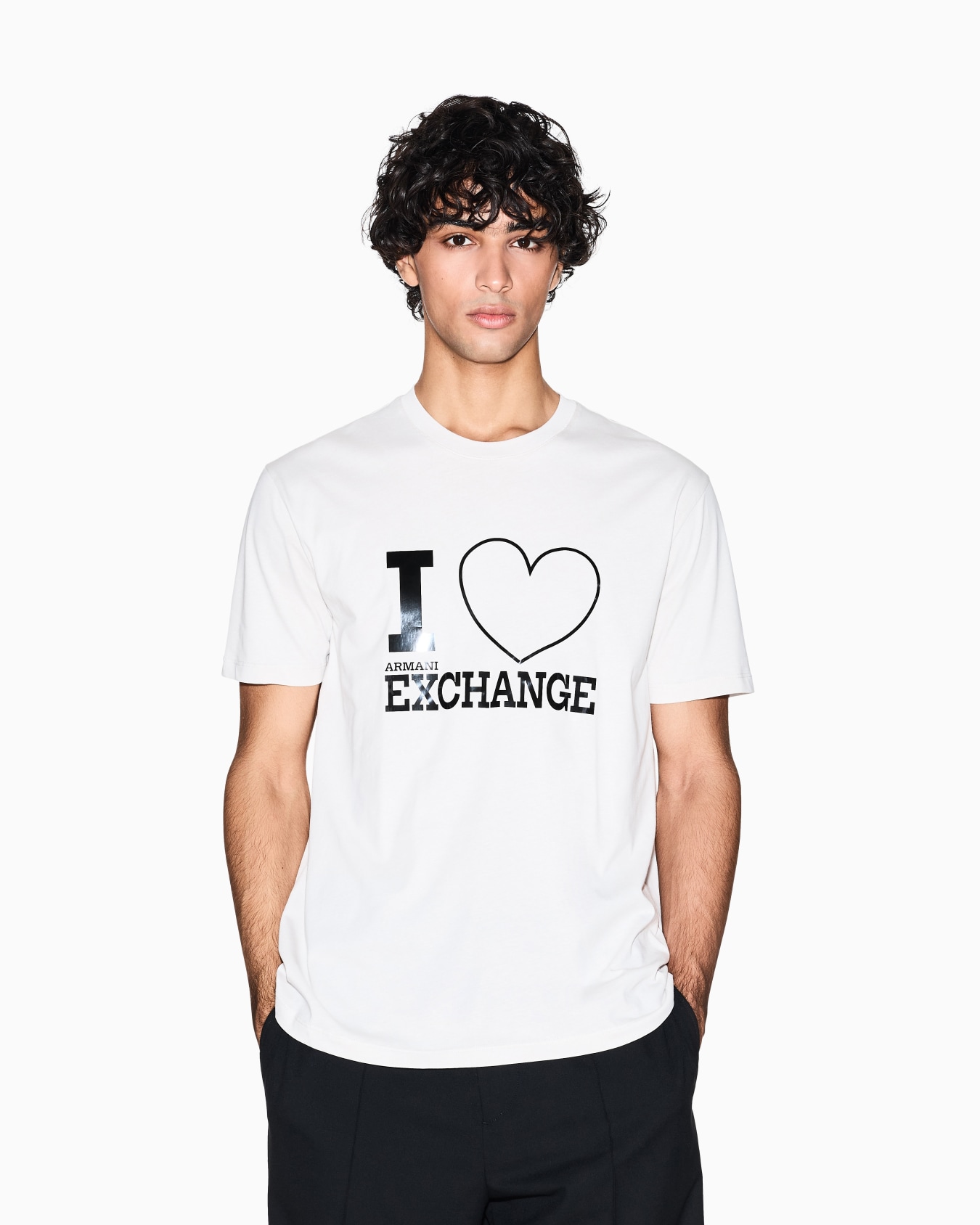 Regular T-shirt I love A|X Diapositiva 3
