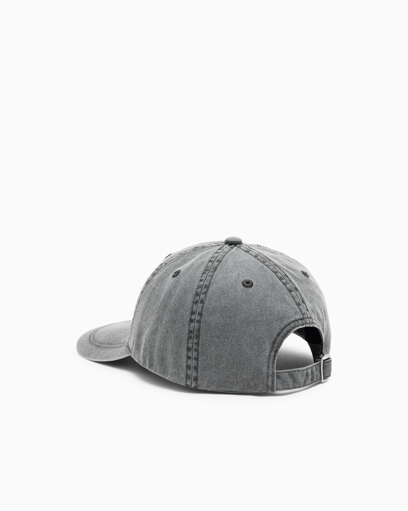 Embroidered denim hat Slide 1