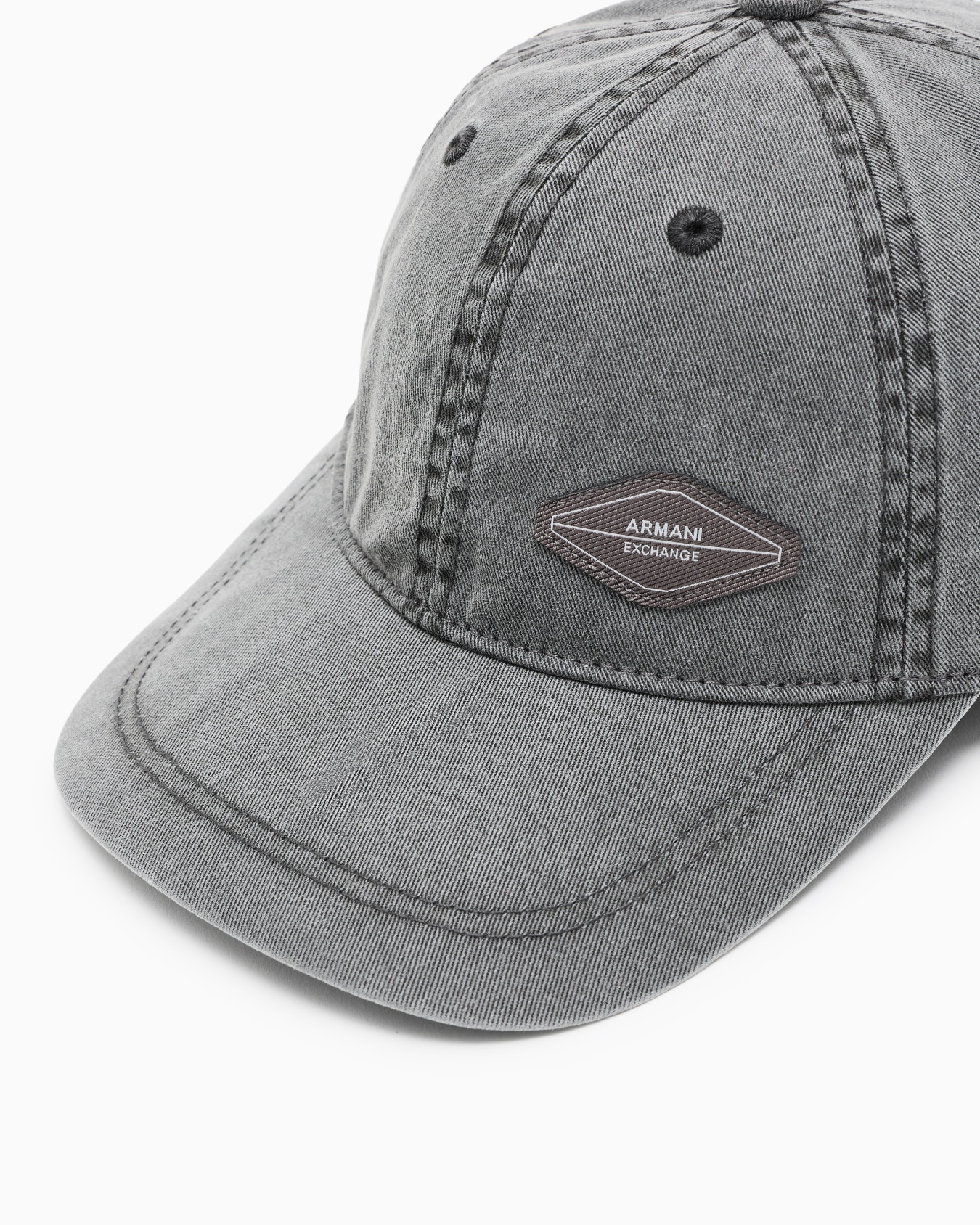 Embroidered denim hat Slide 2