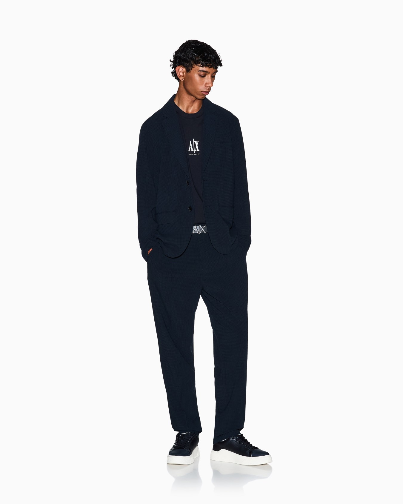 Stretch seersucker jacket Slide 1