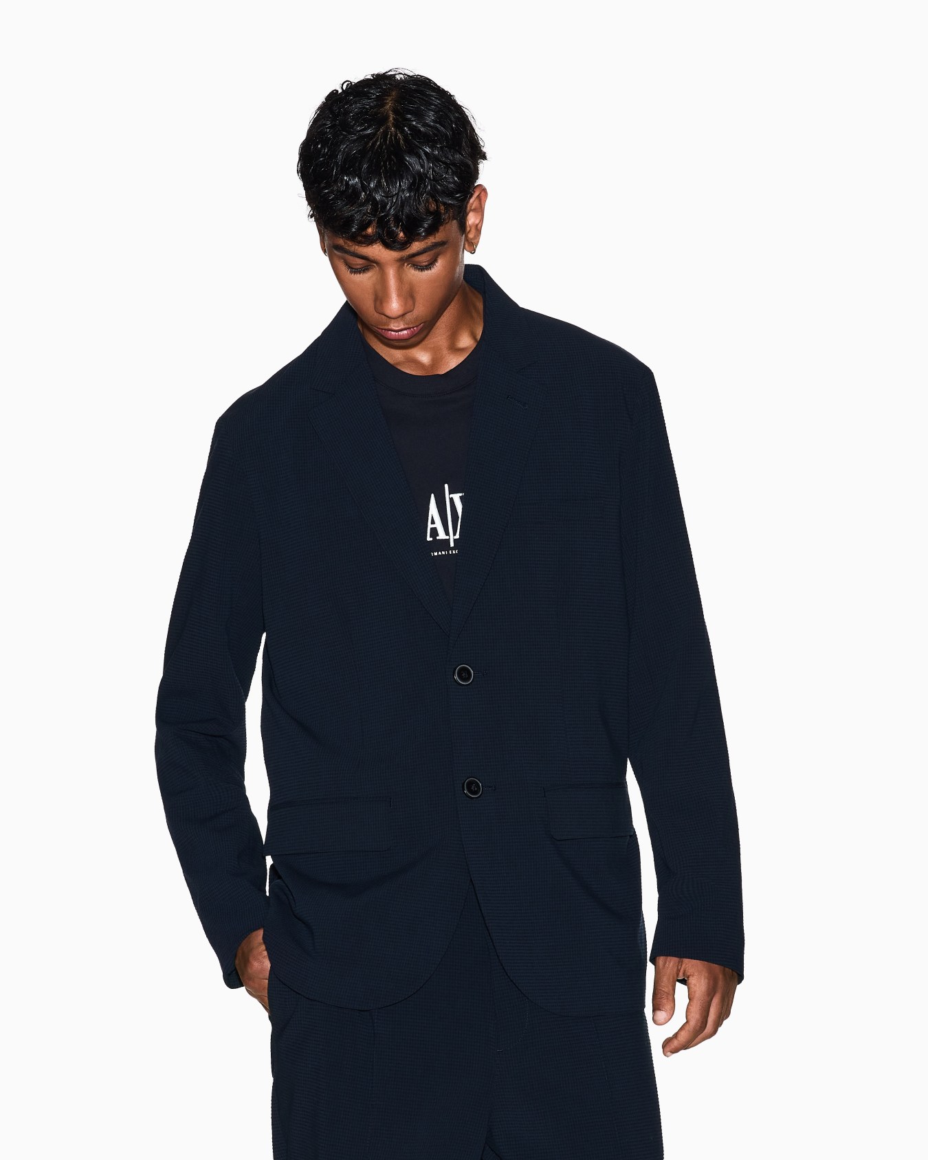 Stretch seersucker jacket Slide 3