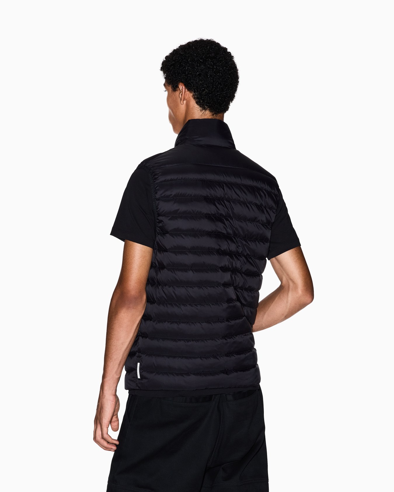 Full zip sleeveless down jacket Slide 2