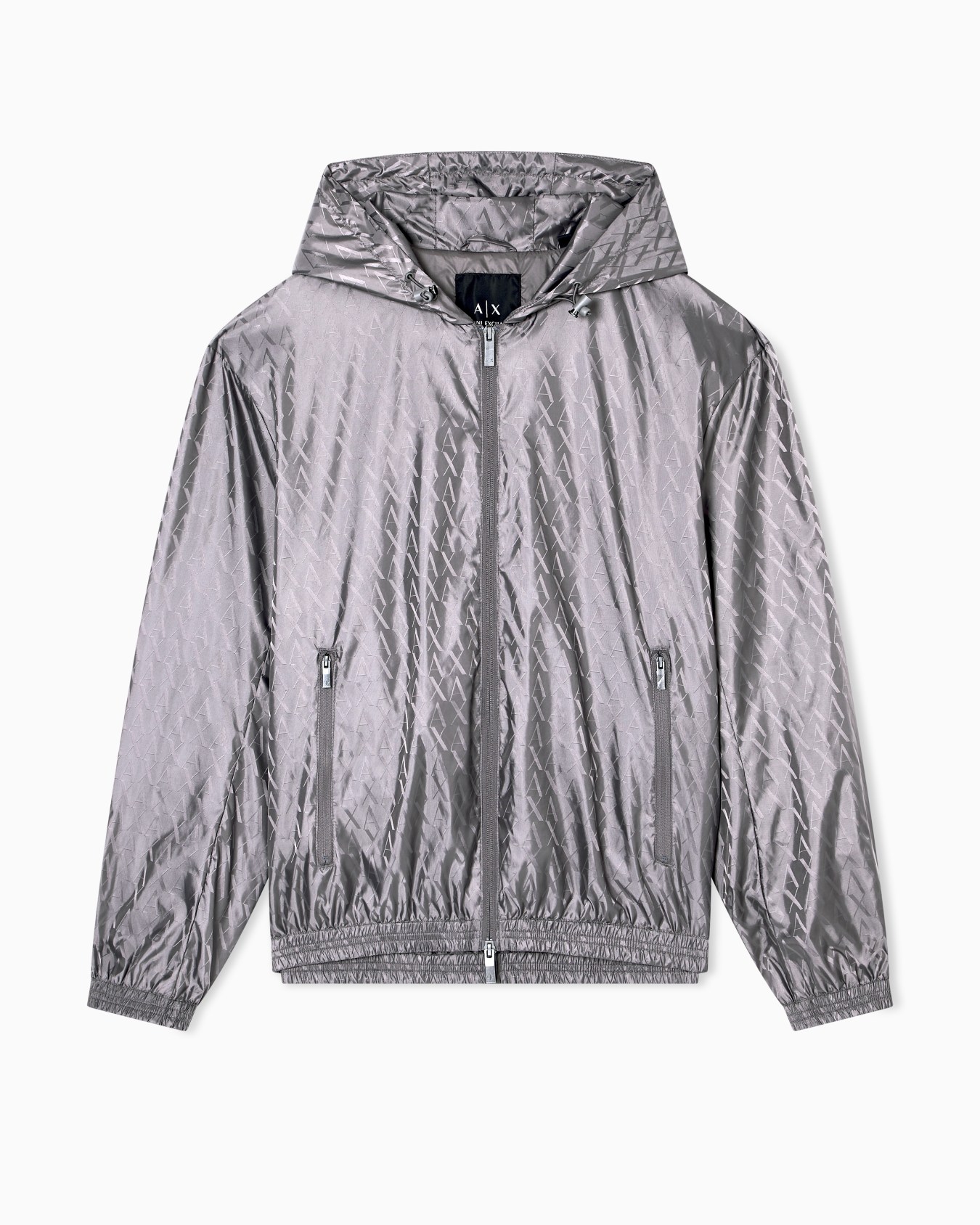 Jacket with allover logo Slide 0