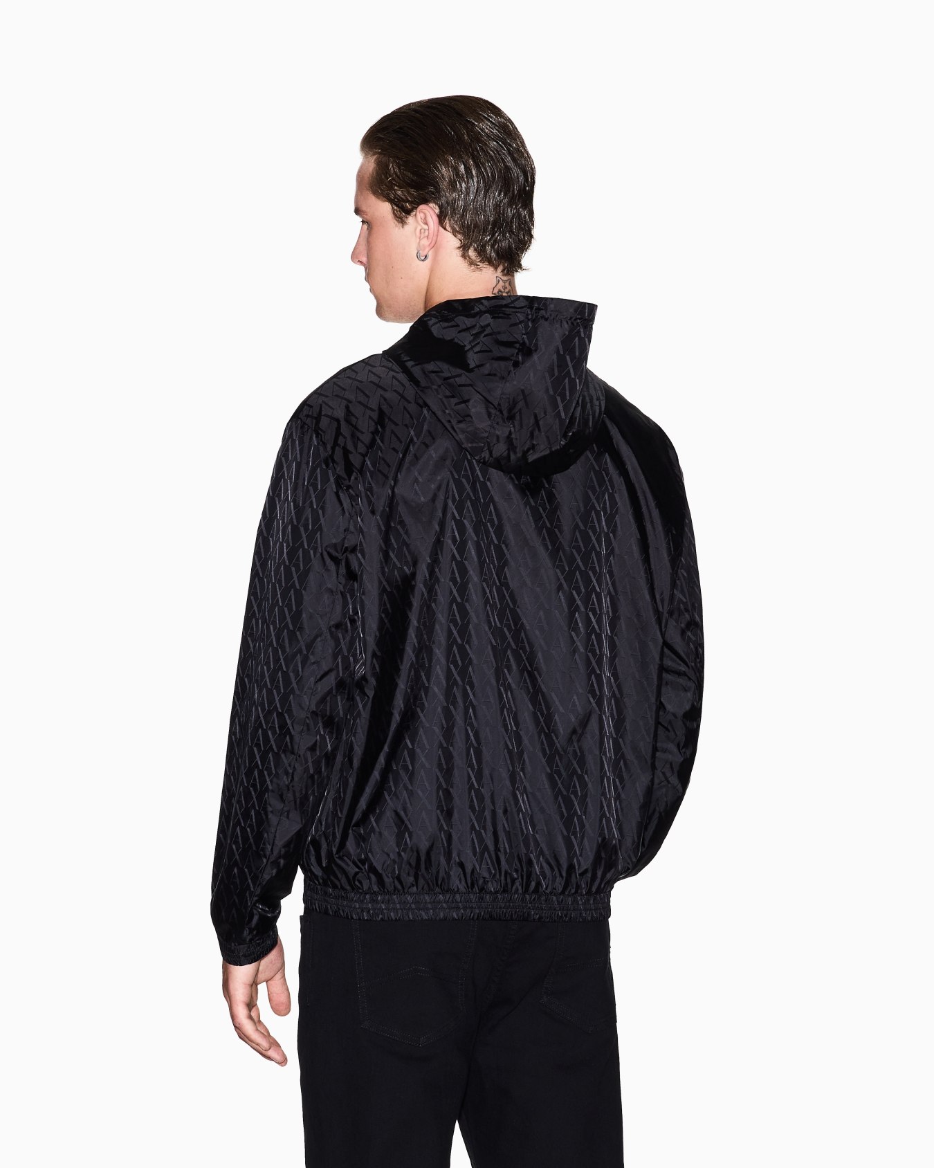Nylon jacquard jacket Slide 2