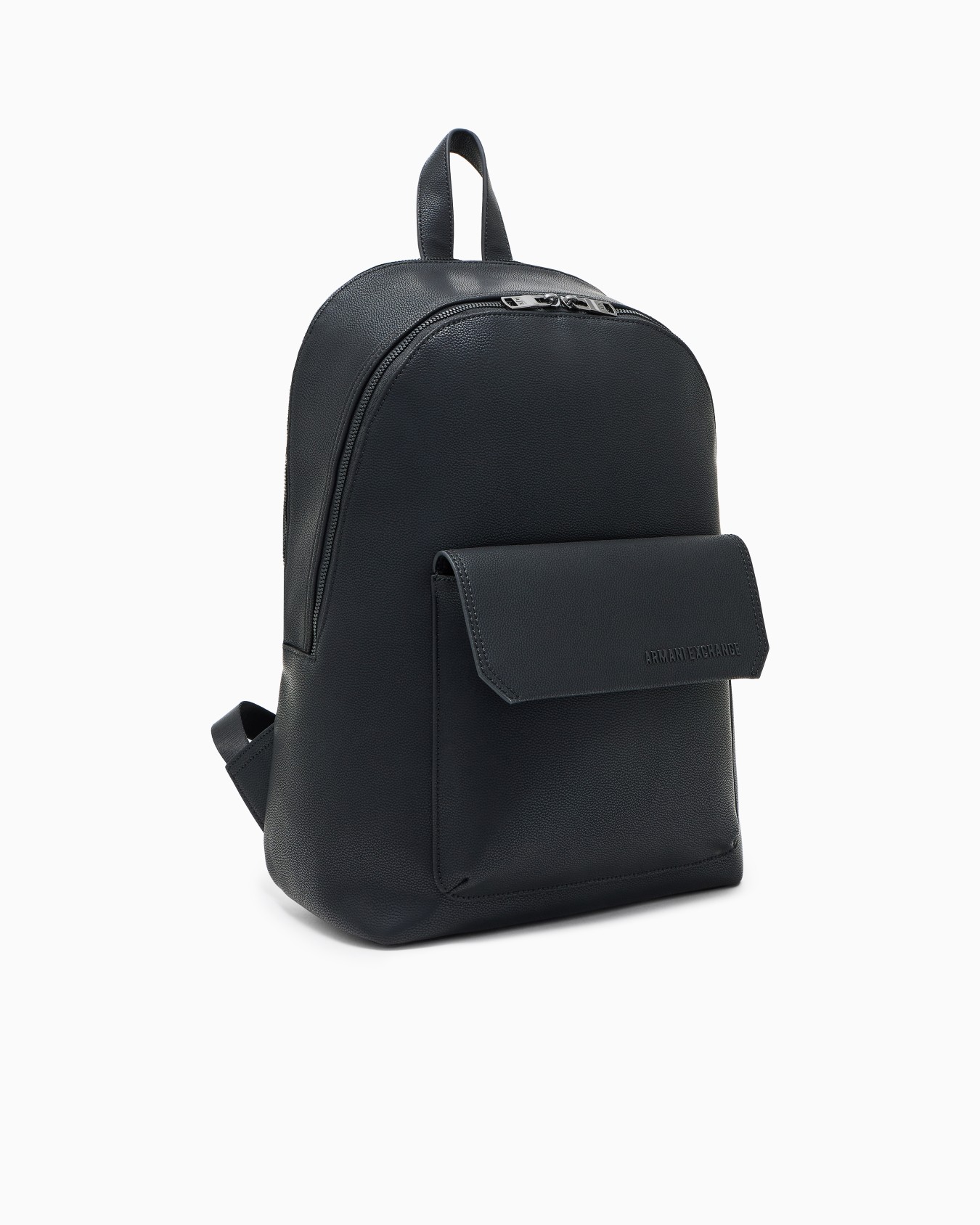 Shiny effect backpack with pocket Slide 1