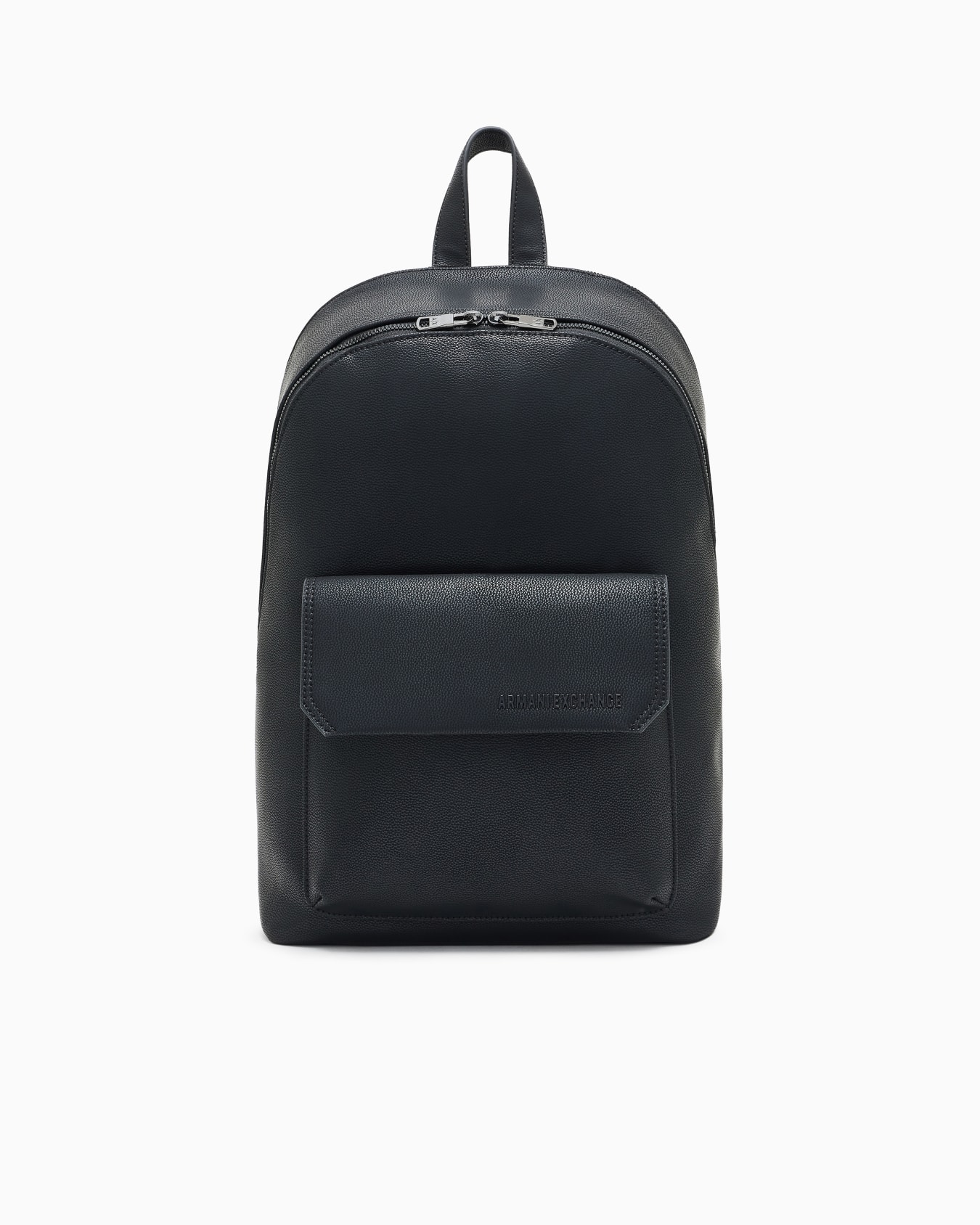 Shiny effect backpack with pocket Slide 0