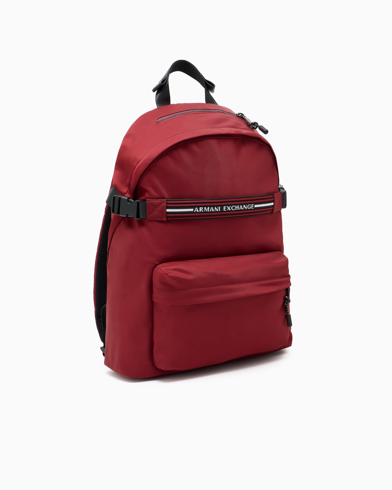 Backpack with logo stripe Slide 1