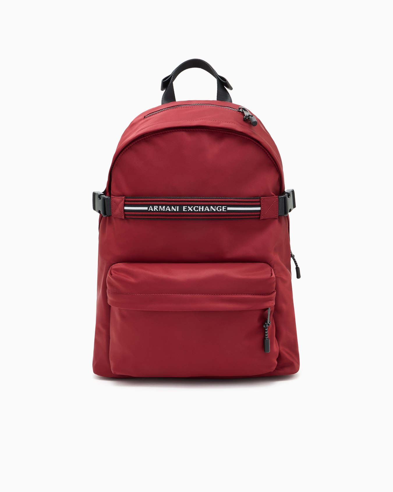 Backpack with logo stripe Slide 0