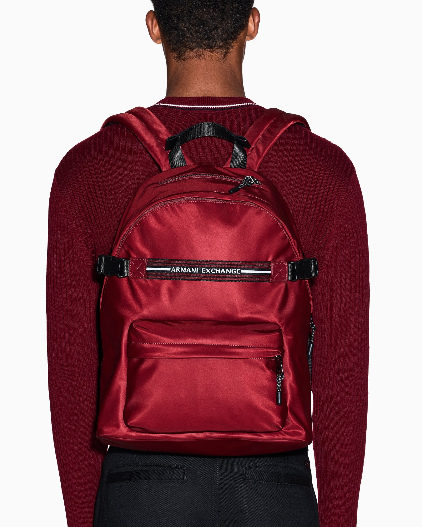 Backpack with logo stripe Slide 5
