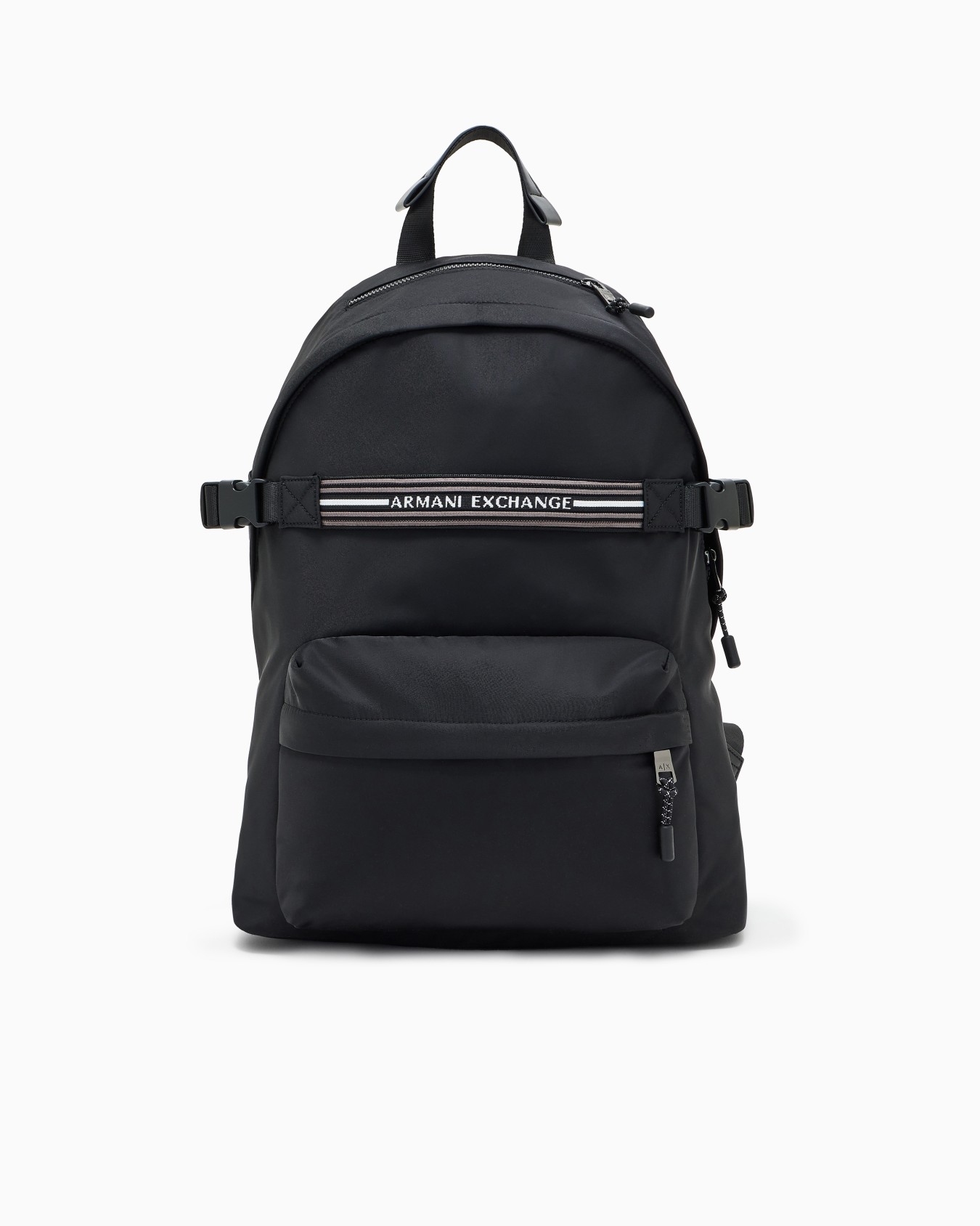 Backpack with logo stripe Slide 0