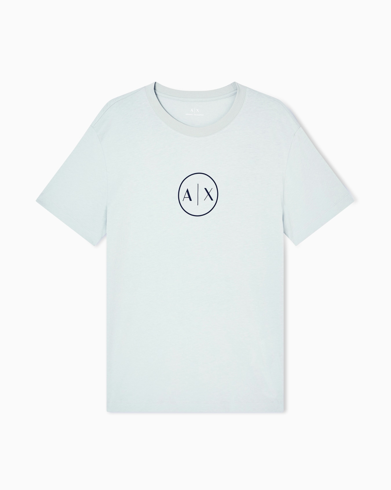 Regular fit T-shirt with round logo Slide 0
