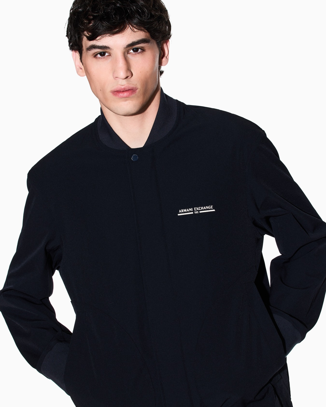 College jacket with logo Slide 4