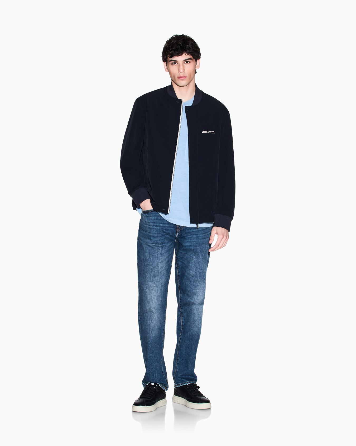 College jacket with logo Slide 1