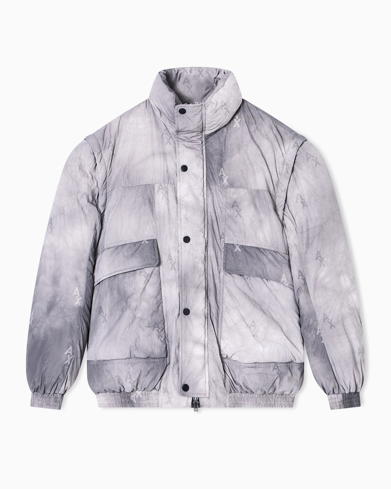 Jacket with removable sleeves Slide 0