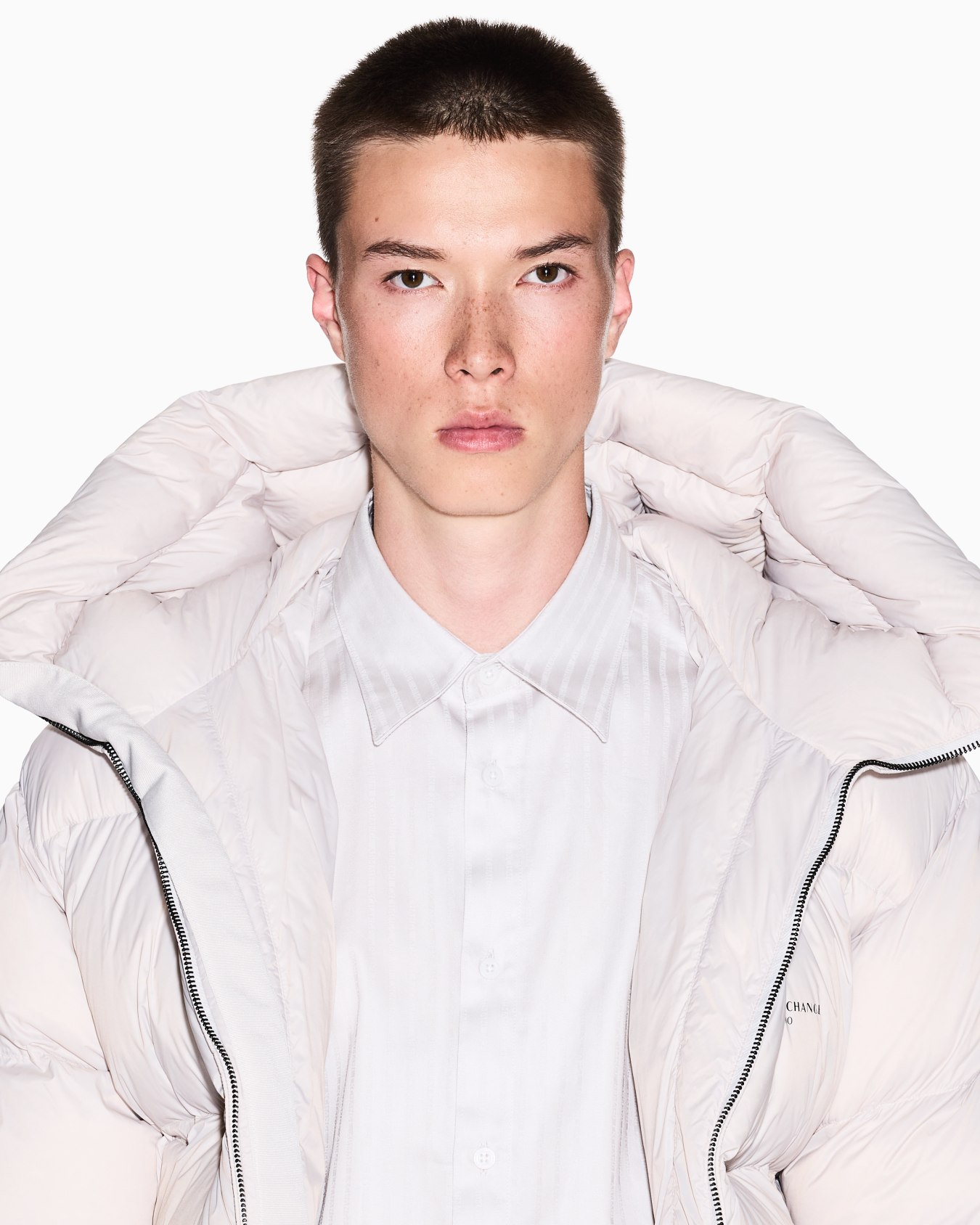 Chemise en coton jacquard coupe régulière Diapositive 4
