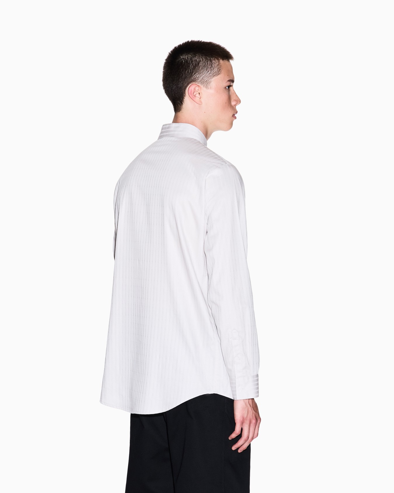 Chemise en coton jacquard coupe régulière Diapositive 2