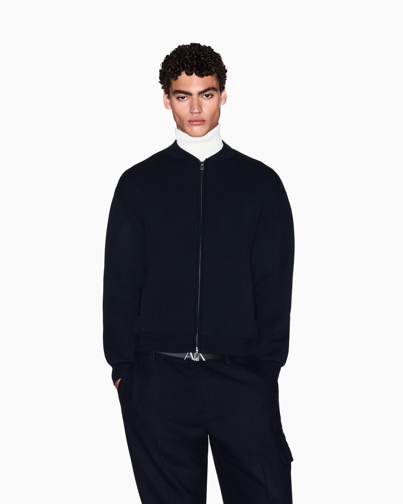 Cloth bomber jacket Slide 3