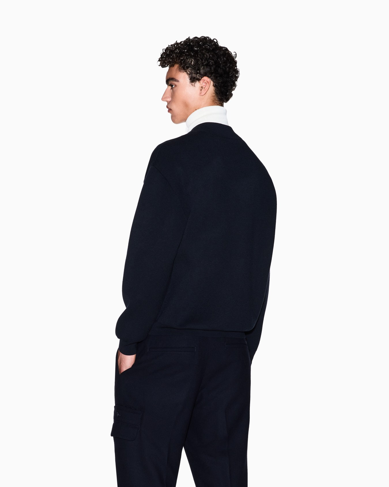 Cloth bomber jacket Slide 2