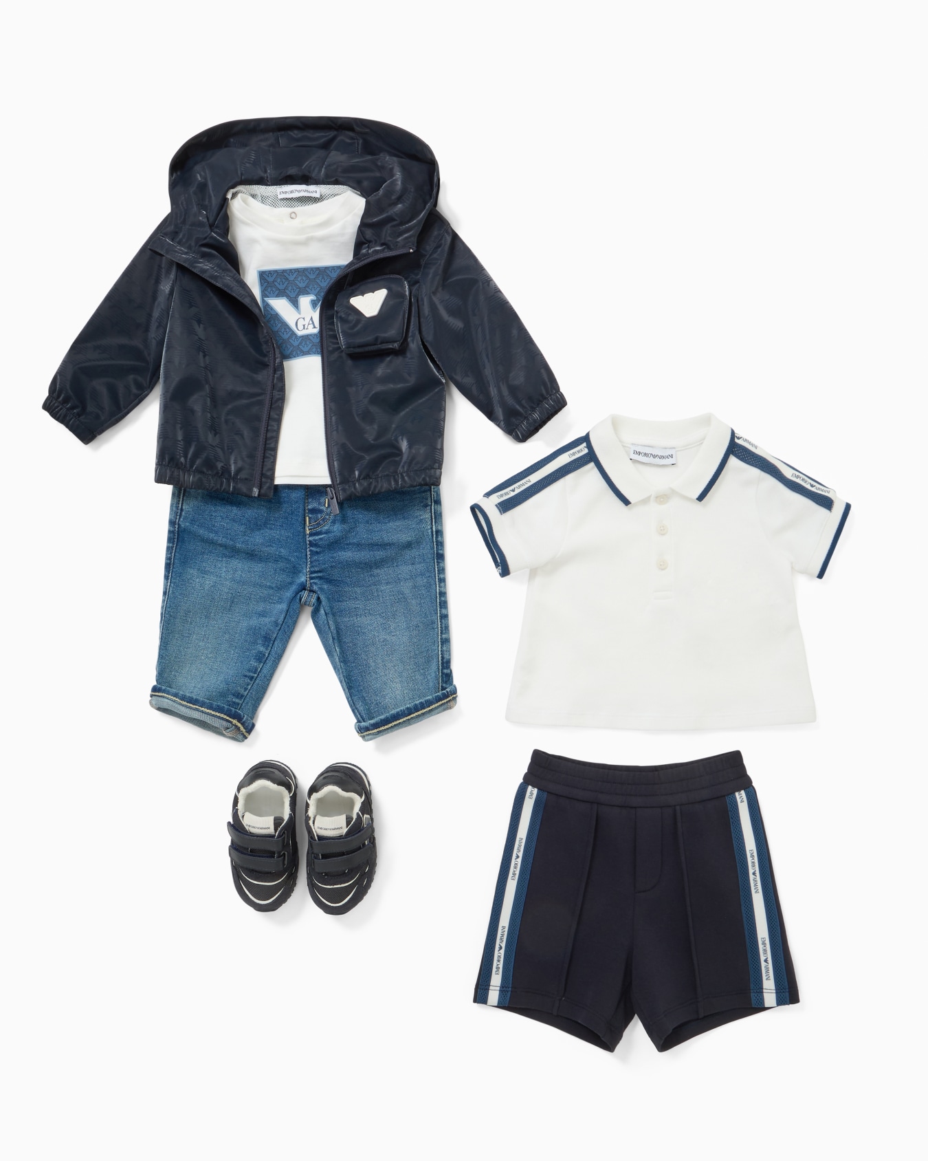 Mesh sneakers with suede details and eagle patch Slide 6