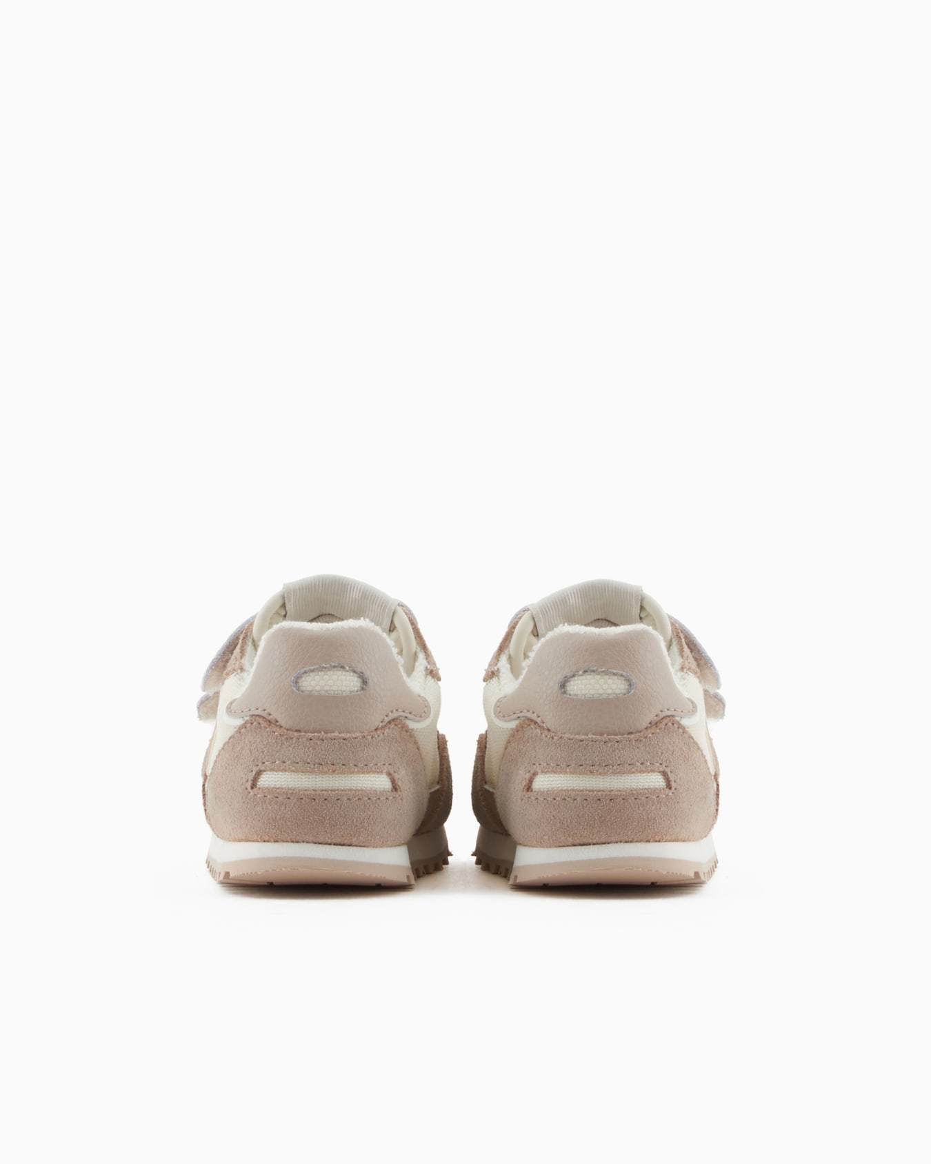 Mesh sneakers with suede details and eagle patch Slide 3