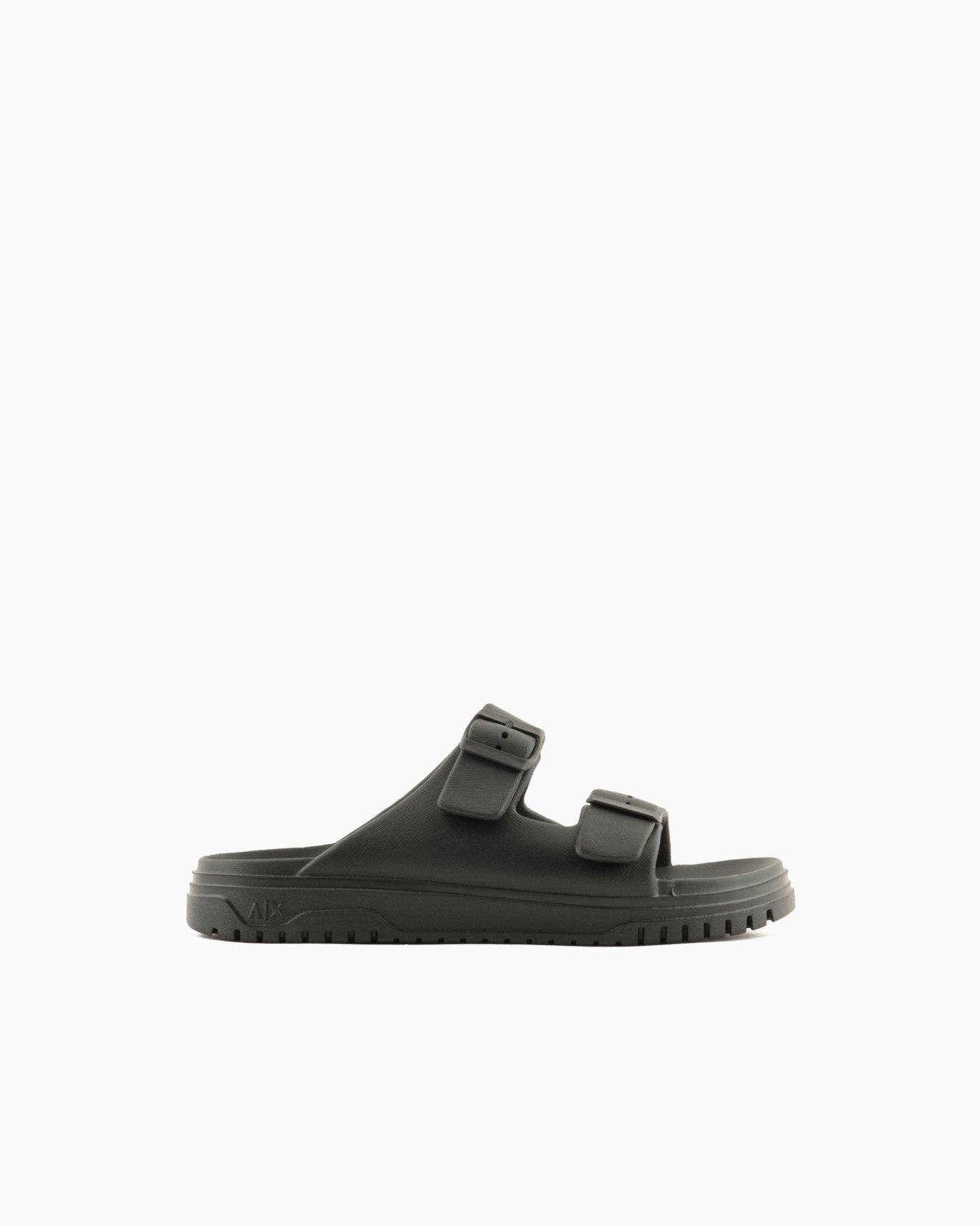 Slippers with two straps and buckles Slide 0