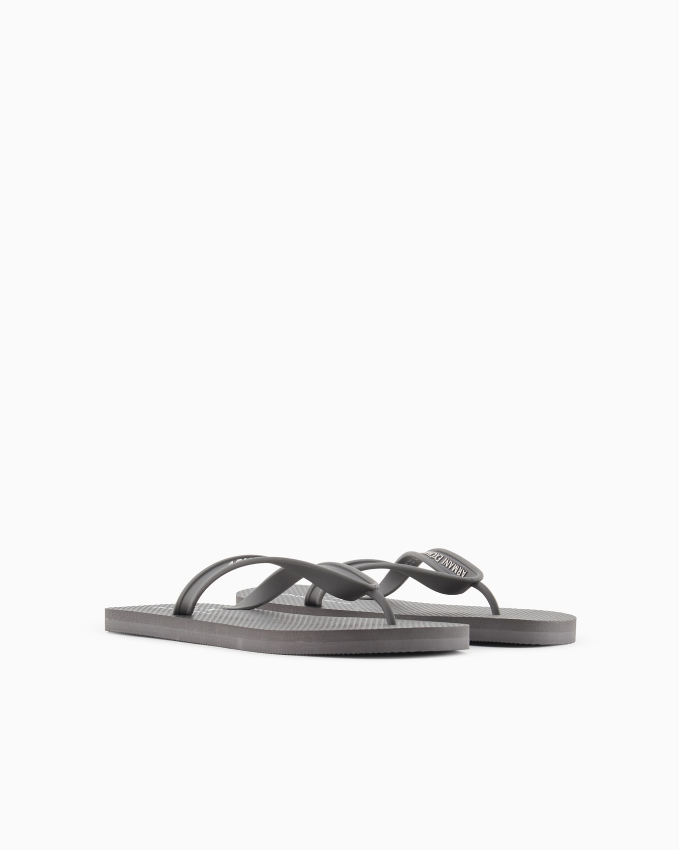 Gummi-Flip-Flops mit Logo-Schriftzug Folie 1