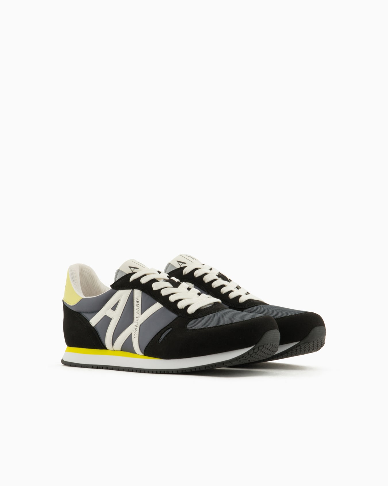 Sneakers in eco-suede, mesh and nylon Slide 1
